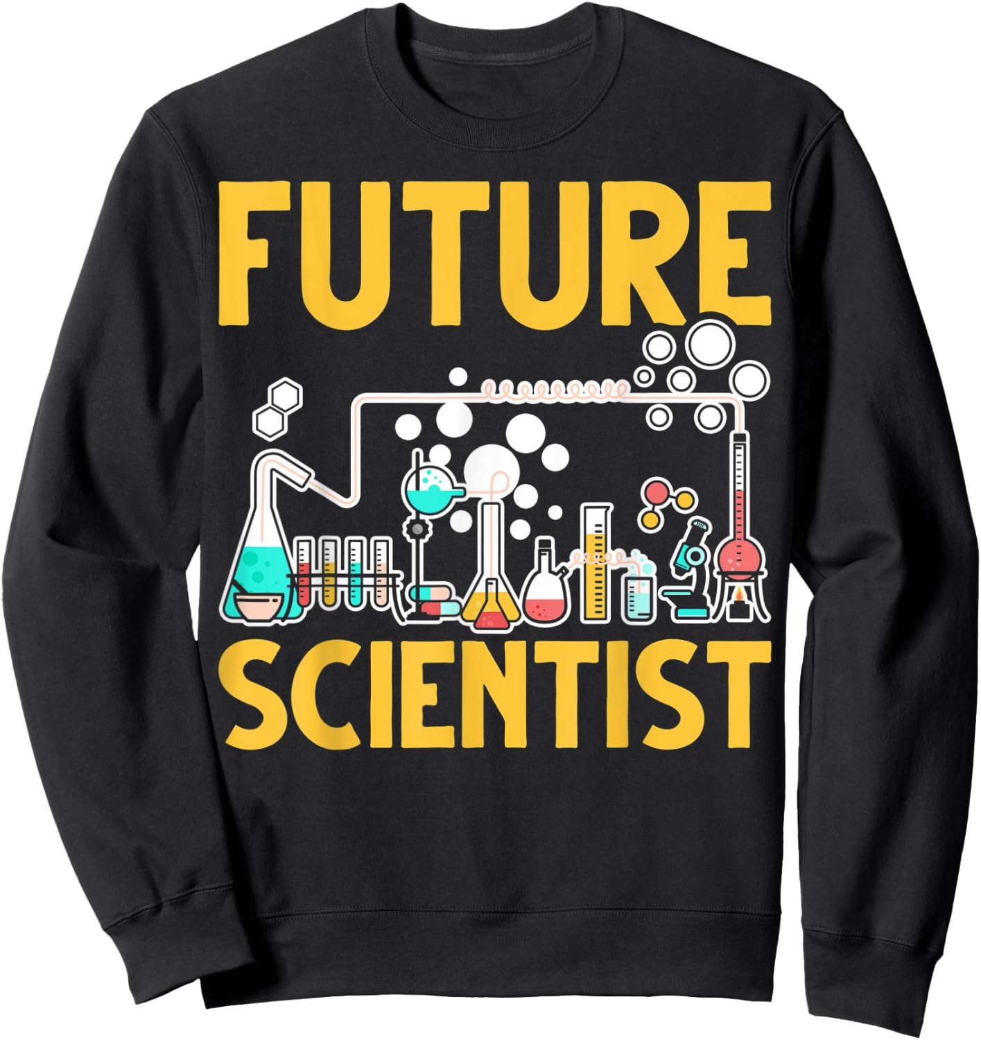 Future Scientist Little Scientists Young Scientists Sweatshirt - Sweatshirt | Black