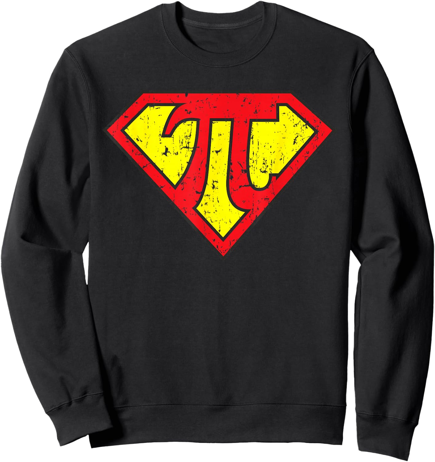Super Hero Pi Day for Math Symbol Engineer Teacher T Shirt Sweatshirt - Sweatshirt | Black