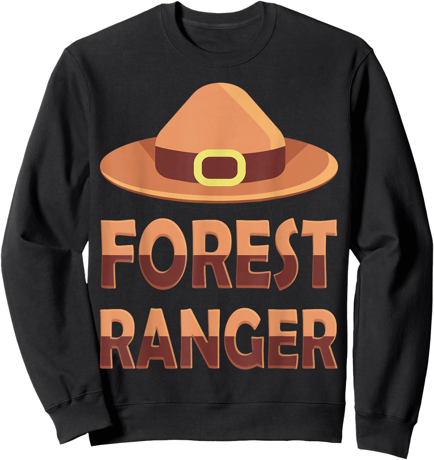 Forest Ranger Halloween Costume Sweatshirt - Sweatshirt | Black