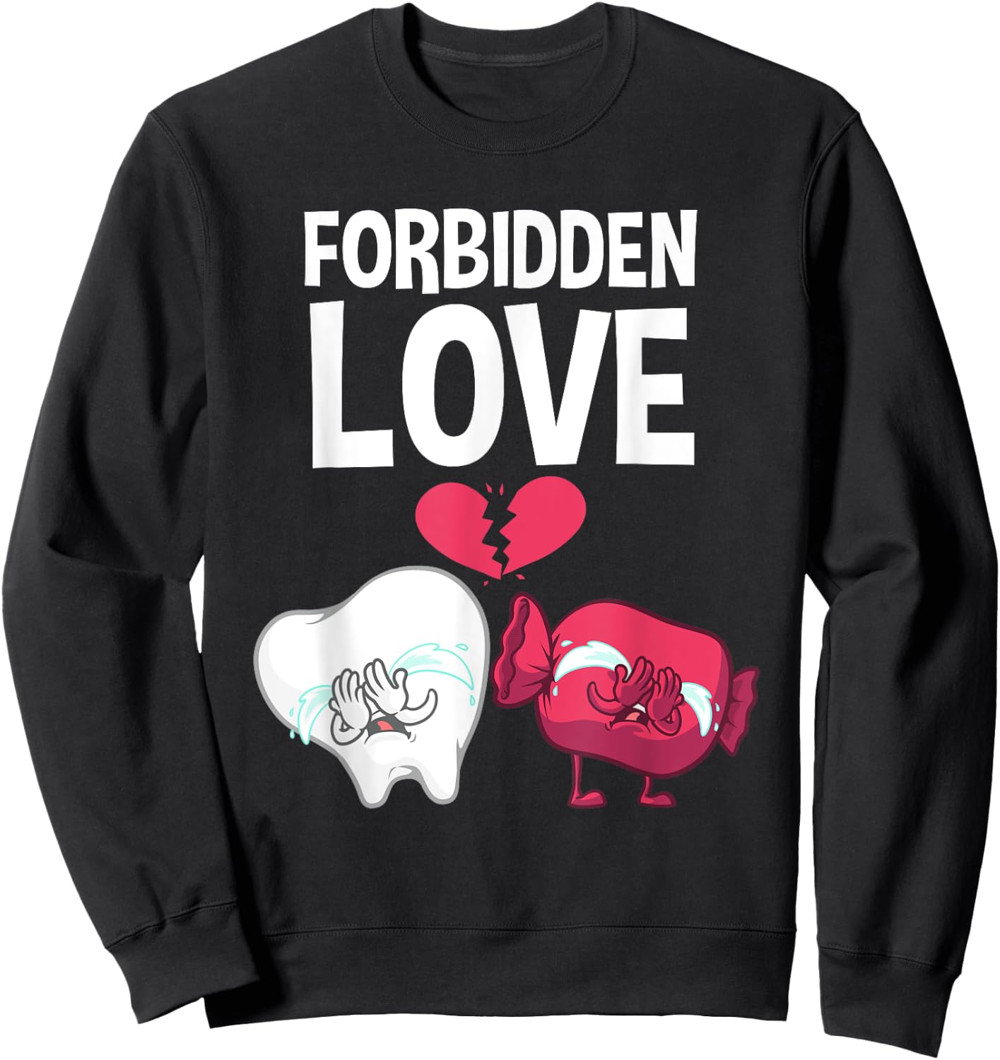 Funny Dentistry Art Women Dentist Dental Assistant Sweatshirt - Sweatshirt | Black