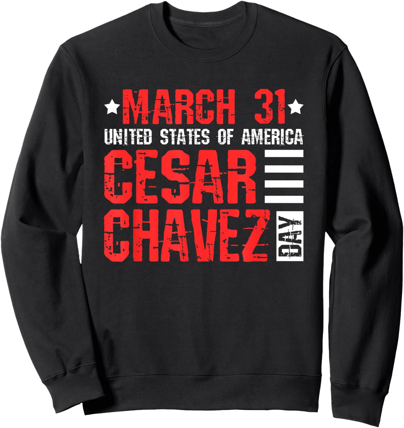 Cesar Chavez Shirt Sweatshirt - Sweatshirt | Black