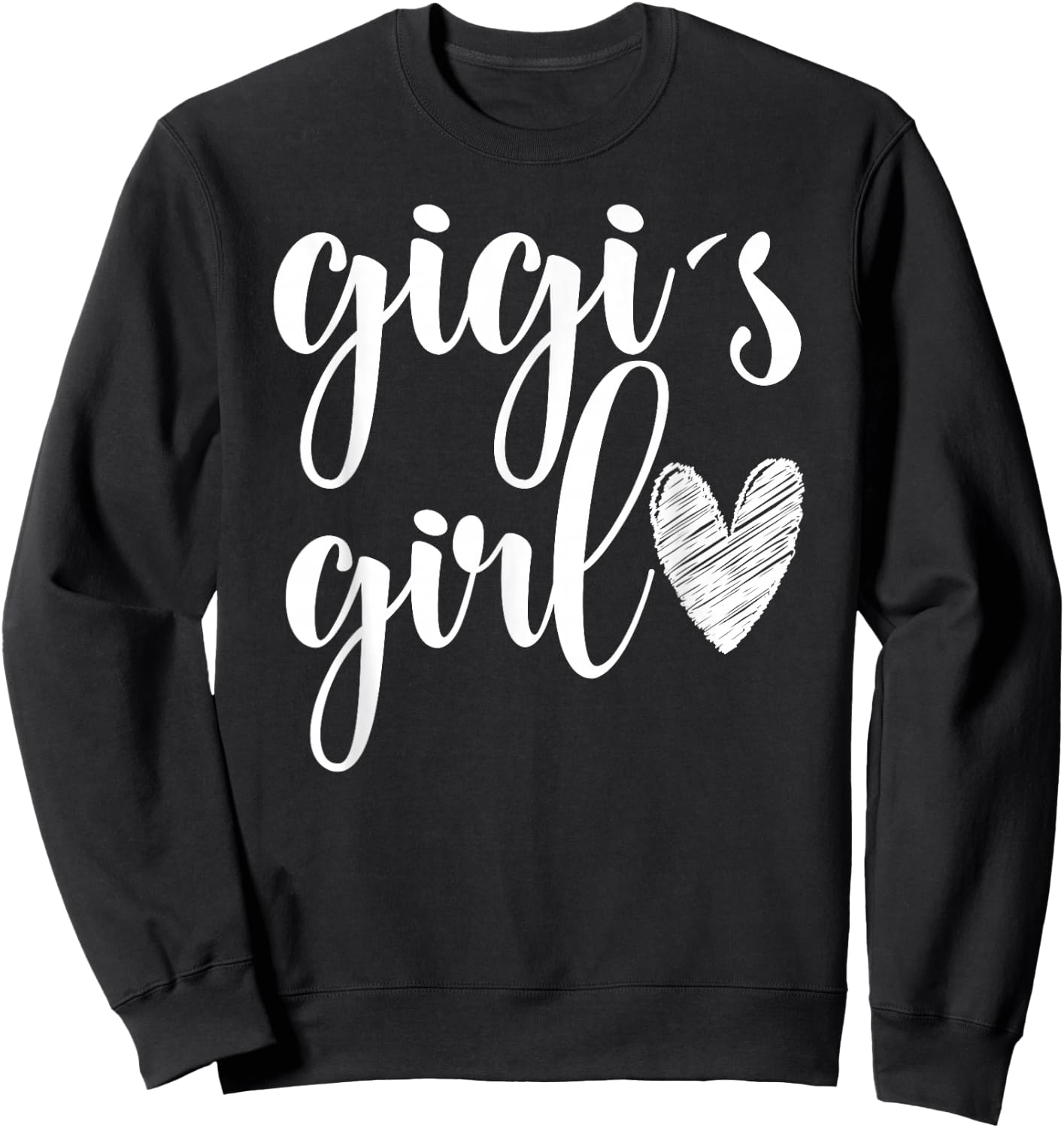 Funny Matching Gigi Girl for Grandma Whit Girl Mother's Day Small Sweatshirt - Sweatshirt | Black
