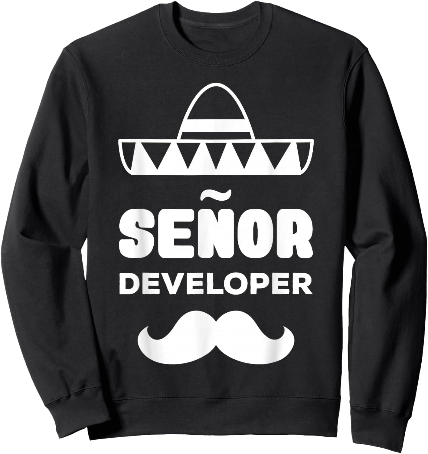 Senior Developer Job Senor Geek Nerd Computer Science Sweatshirt - Sweatshirt | Black