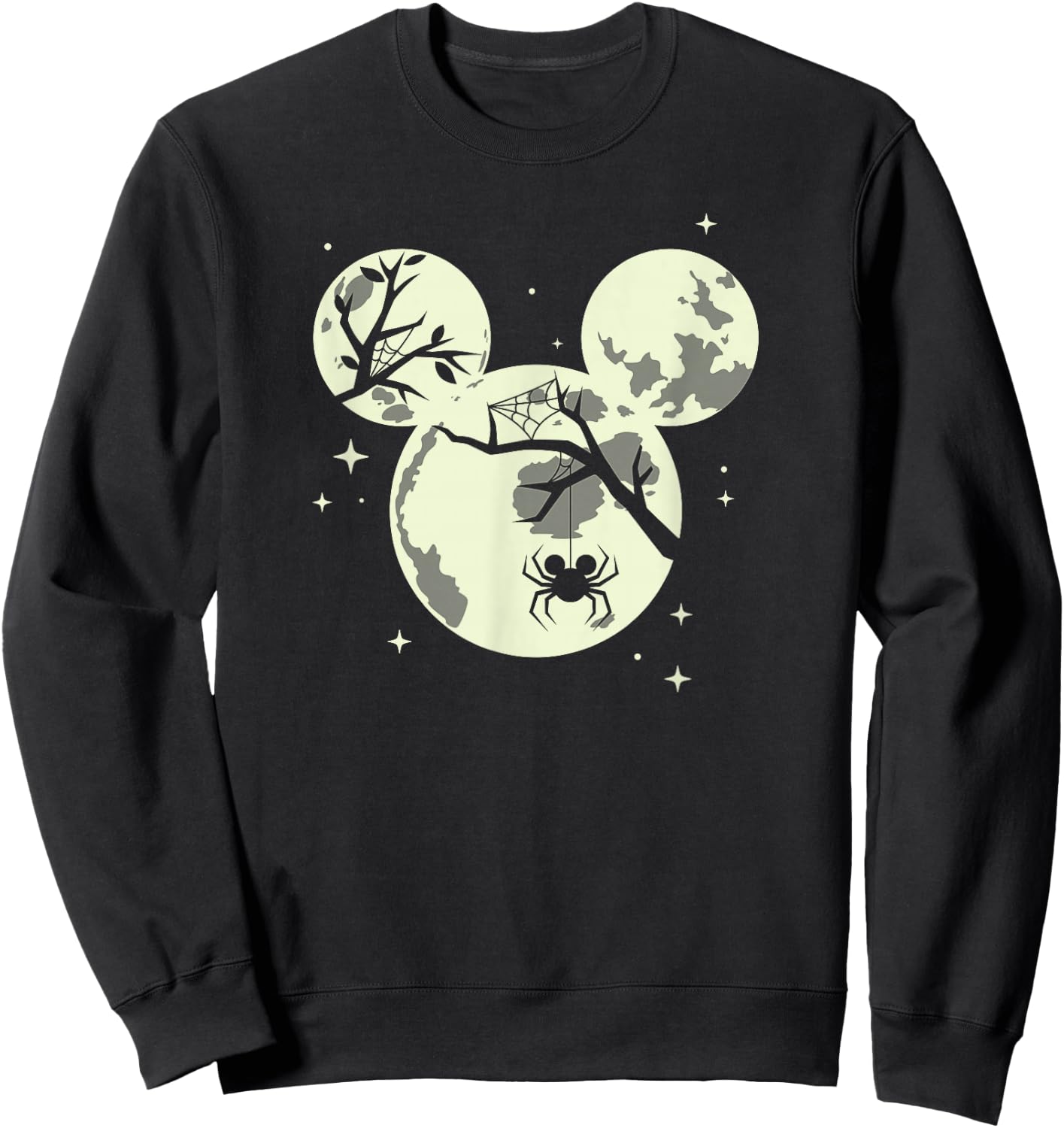 Disney - Halloween Mickey Moon Sweatshirt - Sweatshirt | Black