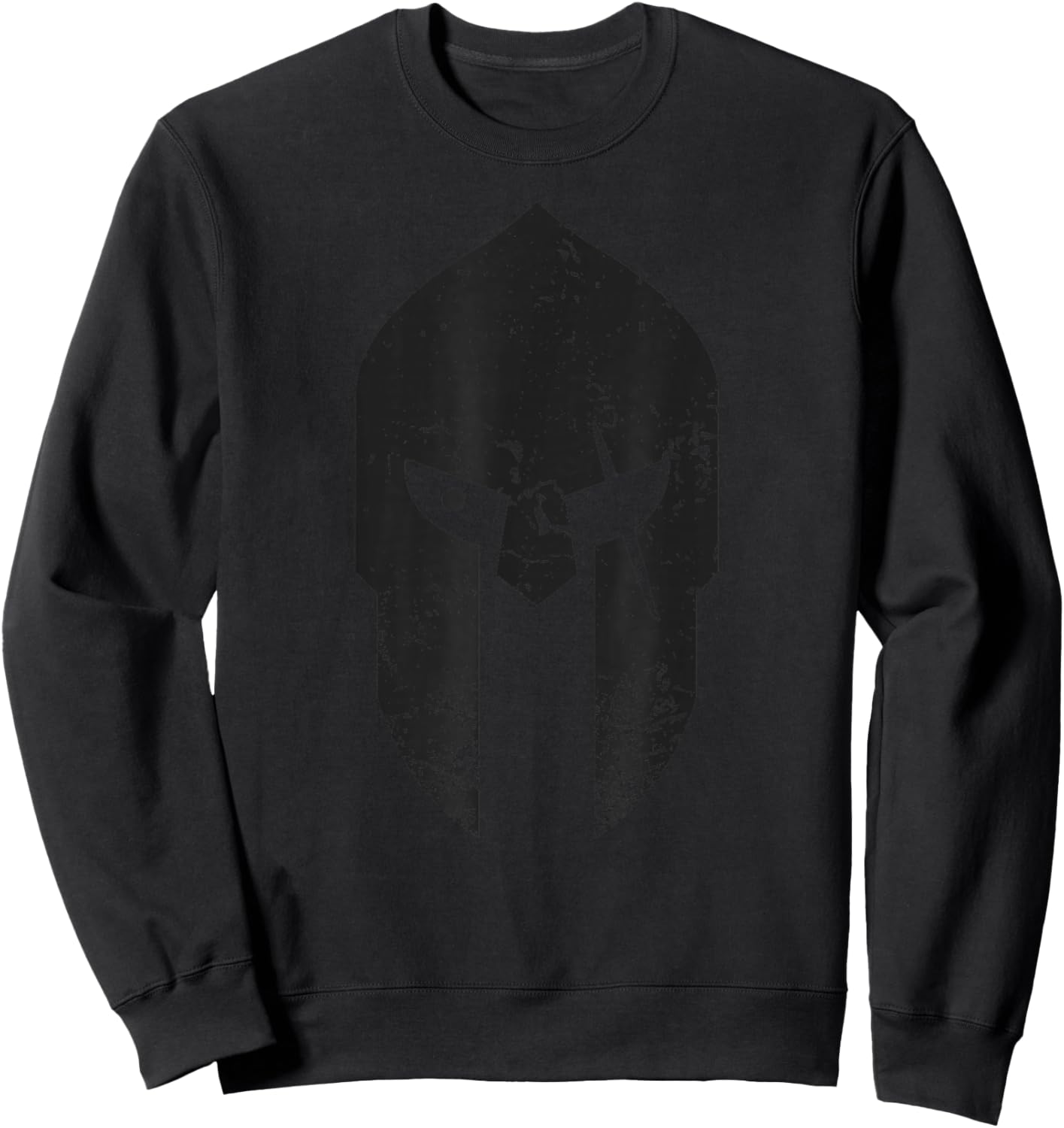 Spartan Helmet | Ancient Greek Sweatshirt - Sweatshirt | Black