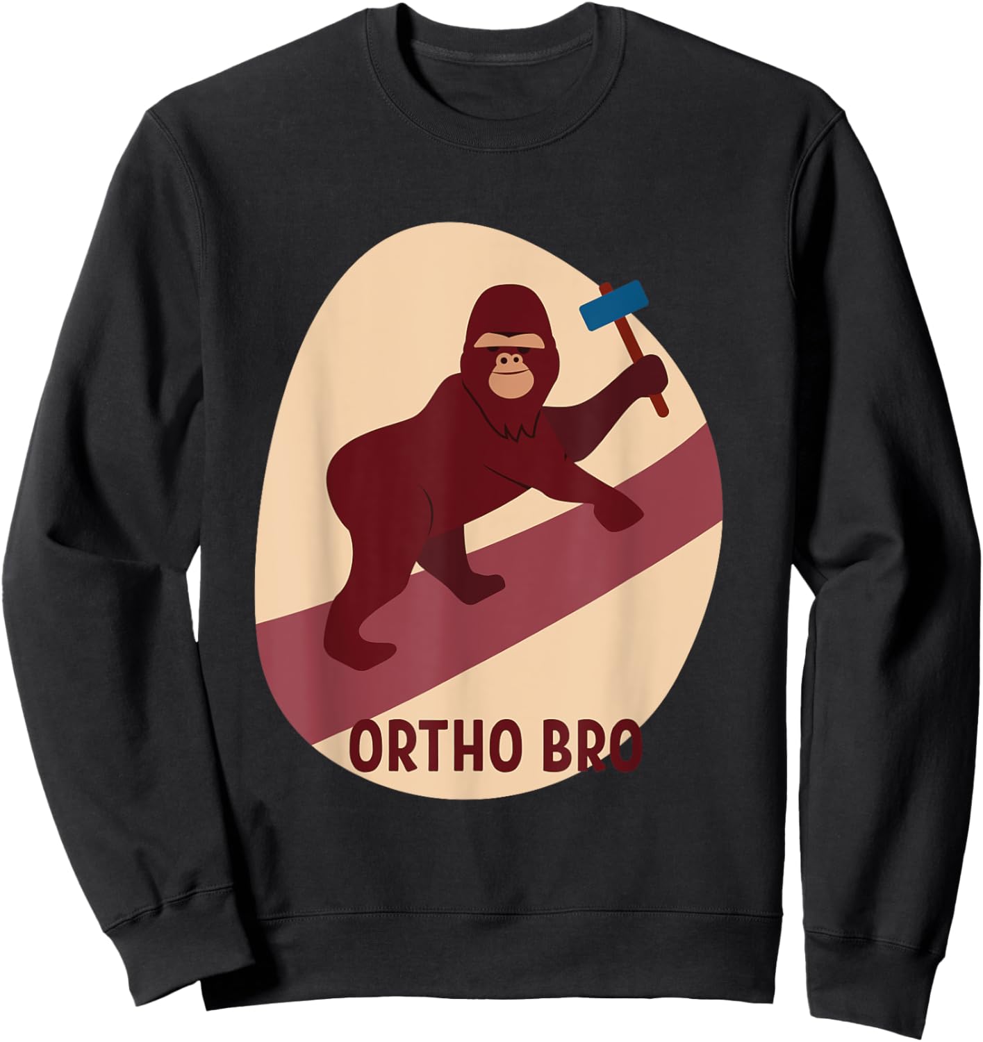 Orthopedic Surgeon Ortho Bro Orthopedics Medicine Student Sweatshirt - Sweatshirt | Black