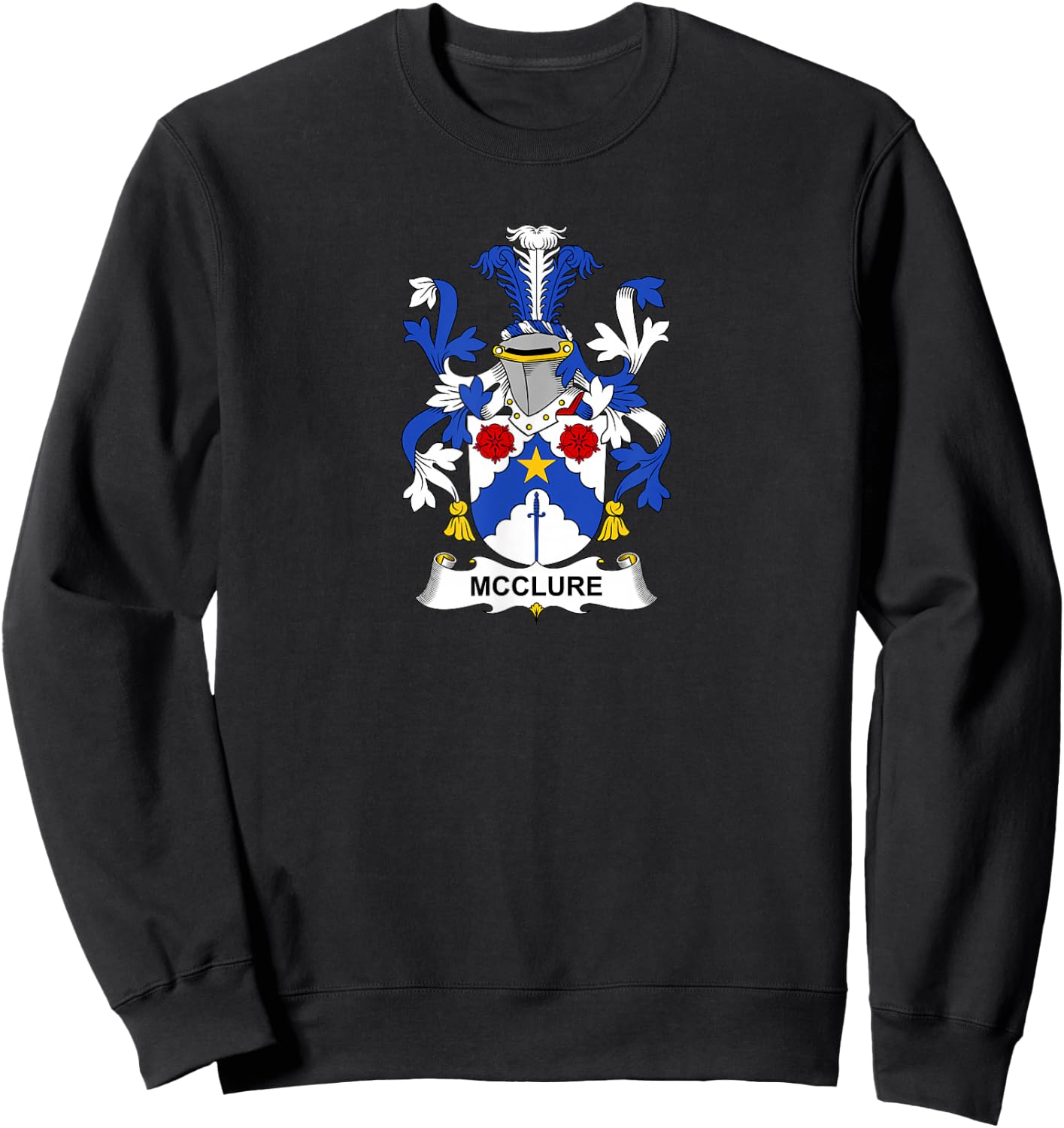 McClure Coat of Arms - Family Crest Shirt Sweatshirt - Sweatshirt | Black