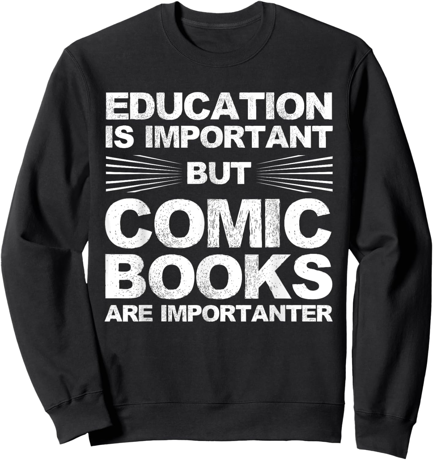 Cool Comic Book Art Women Comic Book Cartoon Lovers Sweatshirt - Sweatshirt | Black