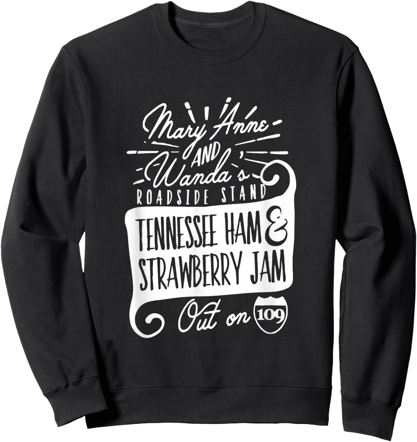 90's Country Mary Anne and Wanda Road Side Stand Earl Sweatshirt - Sweatshirt | Black