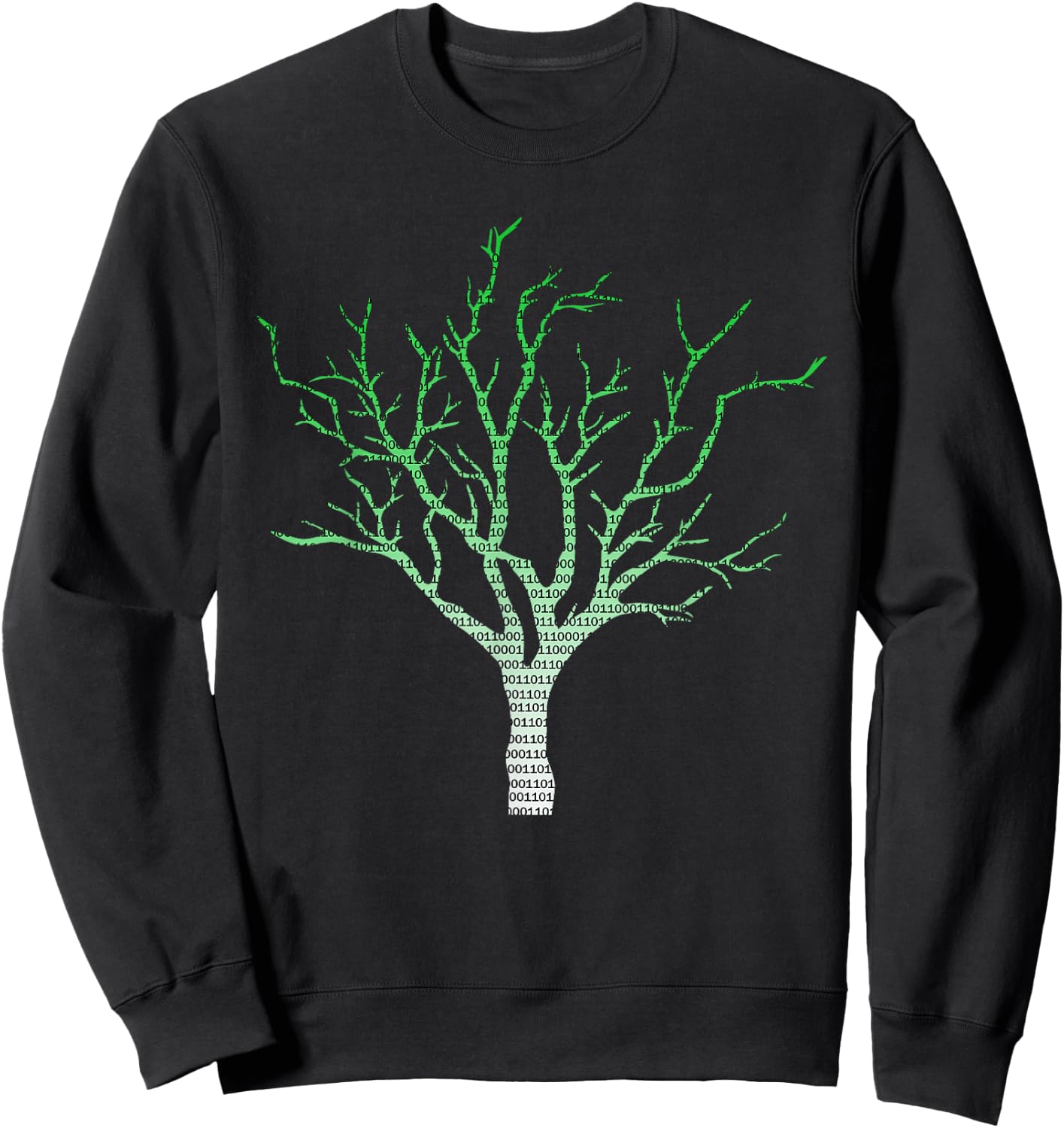 Binary Tree Computer Programmer Coding Sweatshirt - Sweatshirt | Black