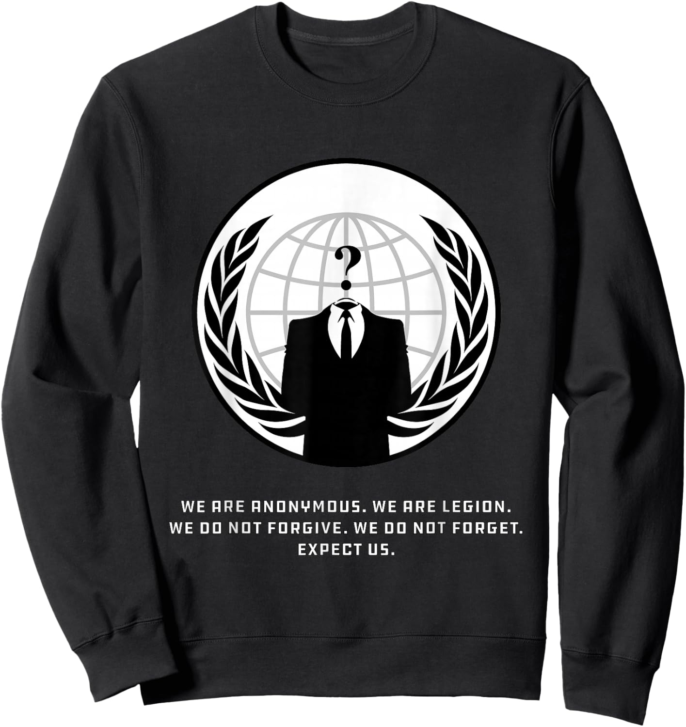 Anonymous Hacker Culture | Anonymous Hacker Culture Sweatshirt - Sweatshirt | Black