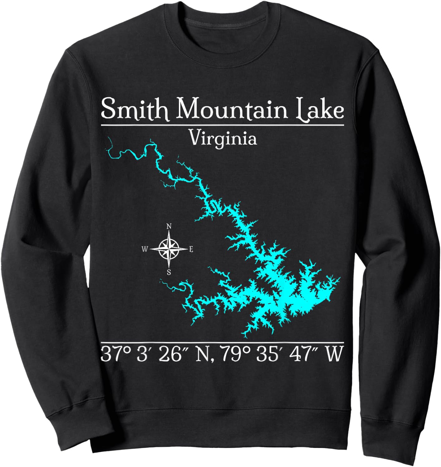 Smith Mountain Lake Sweatshirt - Sweatshirt | Black