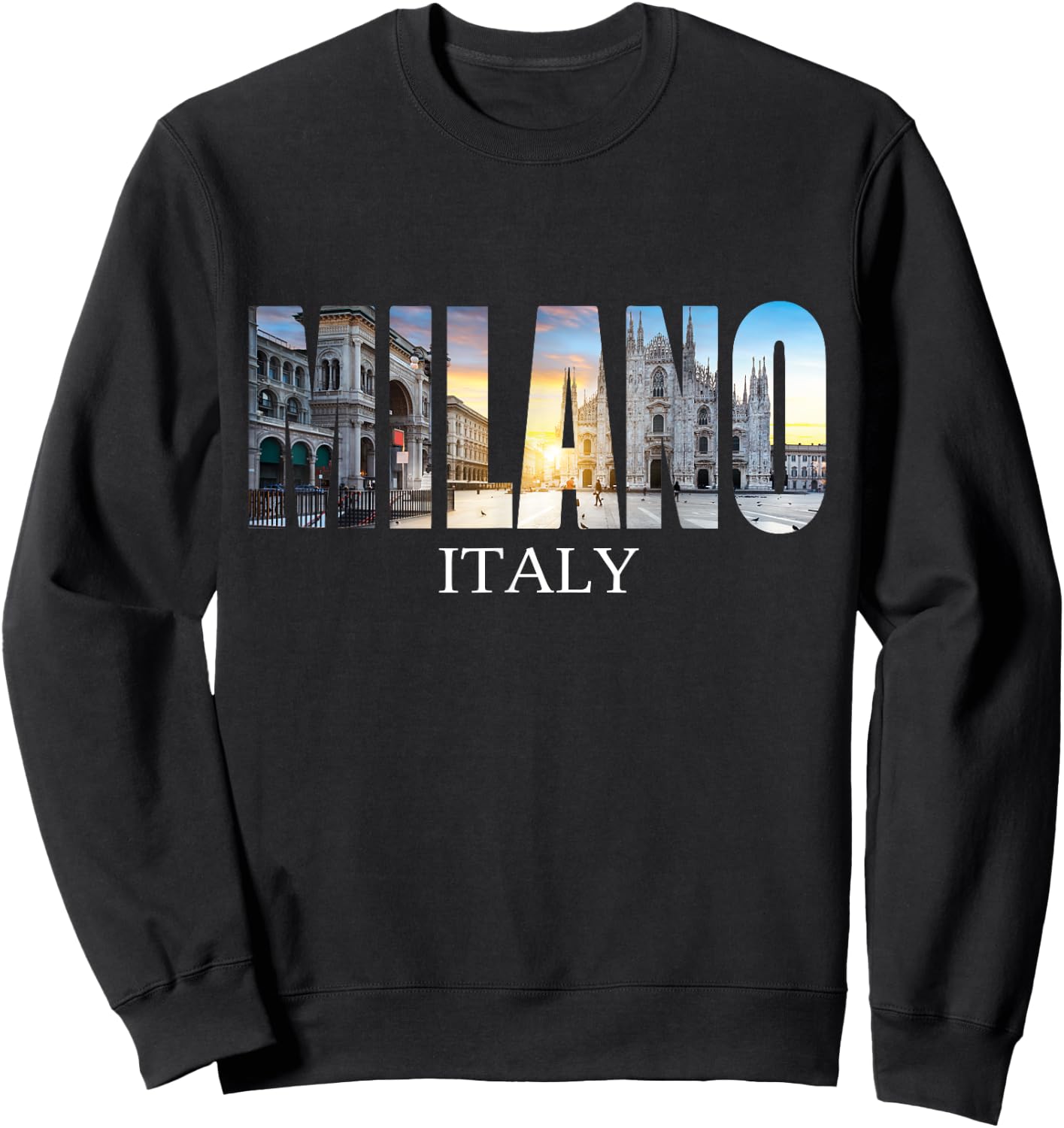Milano Italy Sweatshirt - Sweatshirt | Black