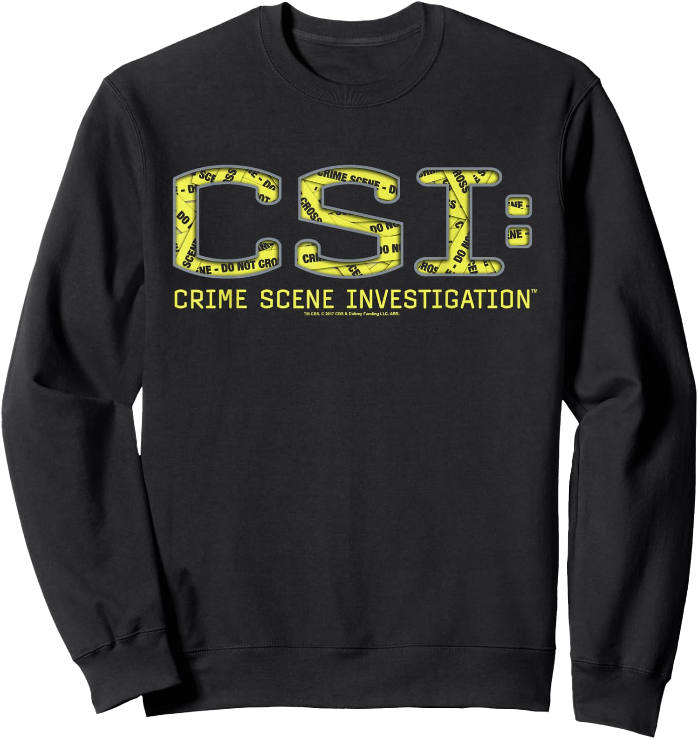 CSI Collage Logo Sweatshirt - Sweatshirt | Black