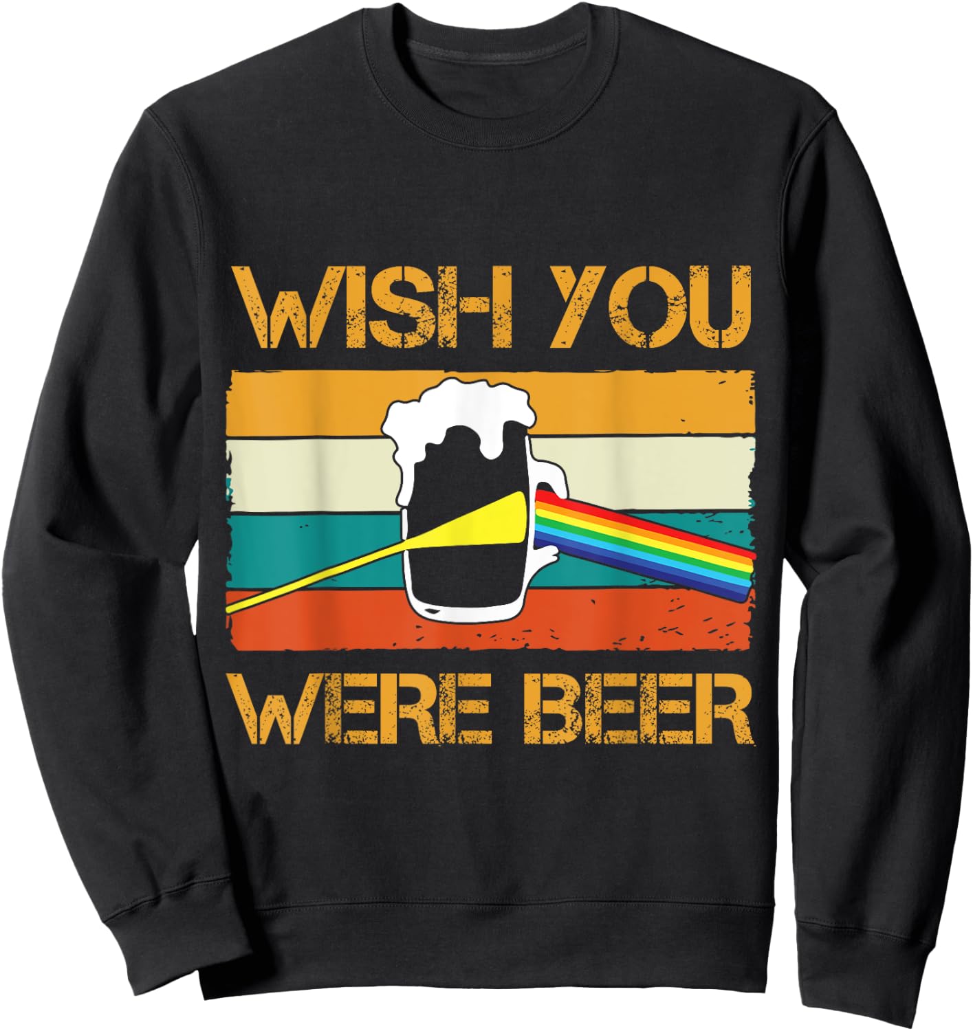 Wish You Were Beer Essential, Beer Day, Drink Beer Presents Sweatshirt - Sweatshirt | Black