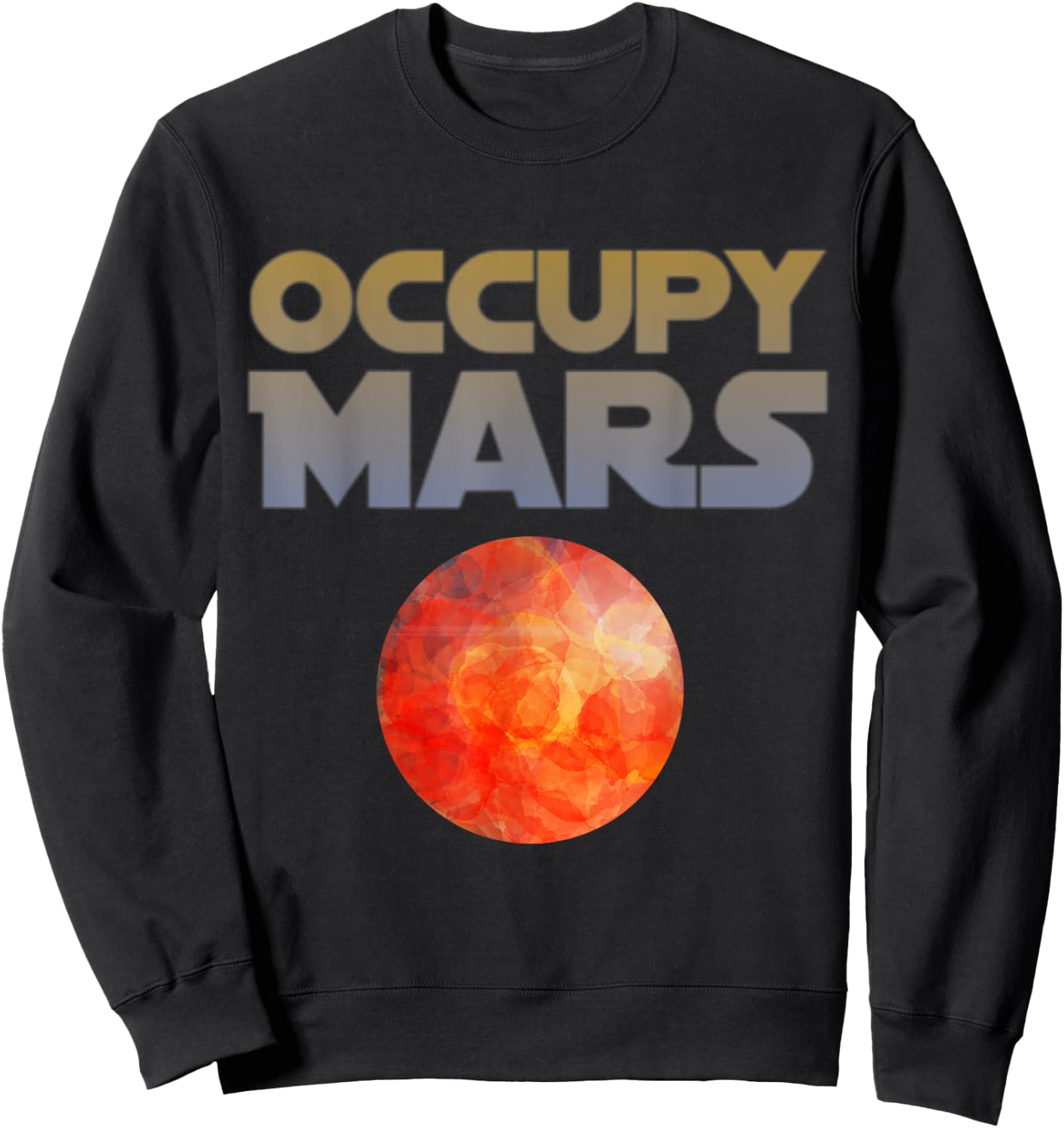 Occupy Mars Mission to Space Sweatshirt - Sweatshirt | Black