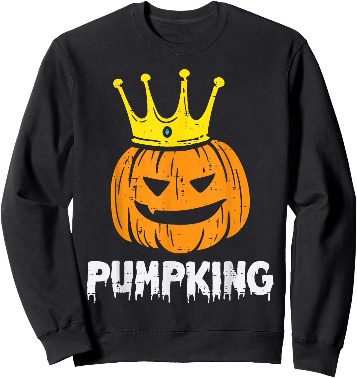 Pumpking Pumpkin Matching Halloween Couples Him And Her Men Sweatshirt - Sweatshirt | Black