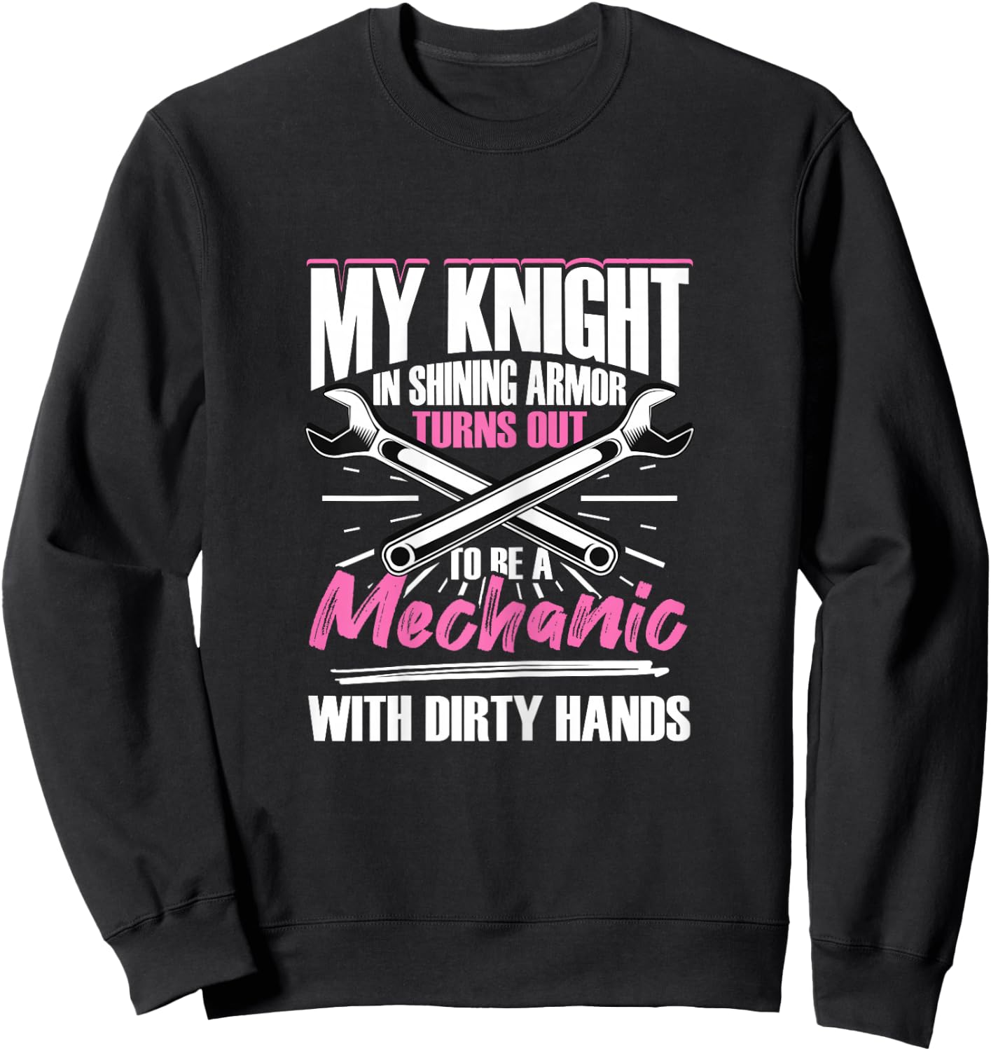 Mechanic Woman Mechanic Girlfriend Sweatshirt - Sweatshirt | Black