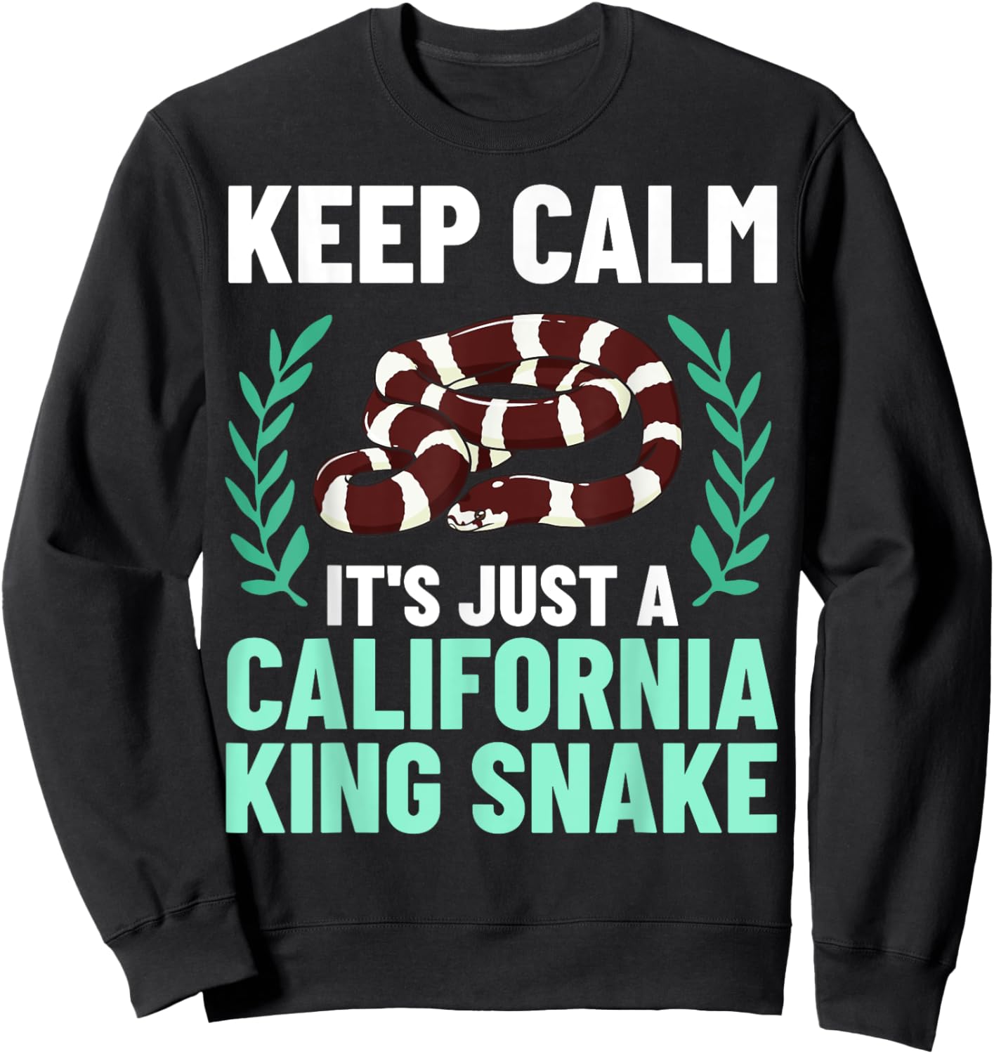 California King Snake High White Habitat Sweatshirt - Sweatshirt | Black