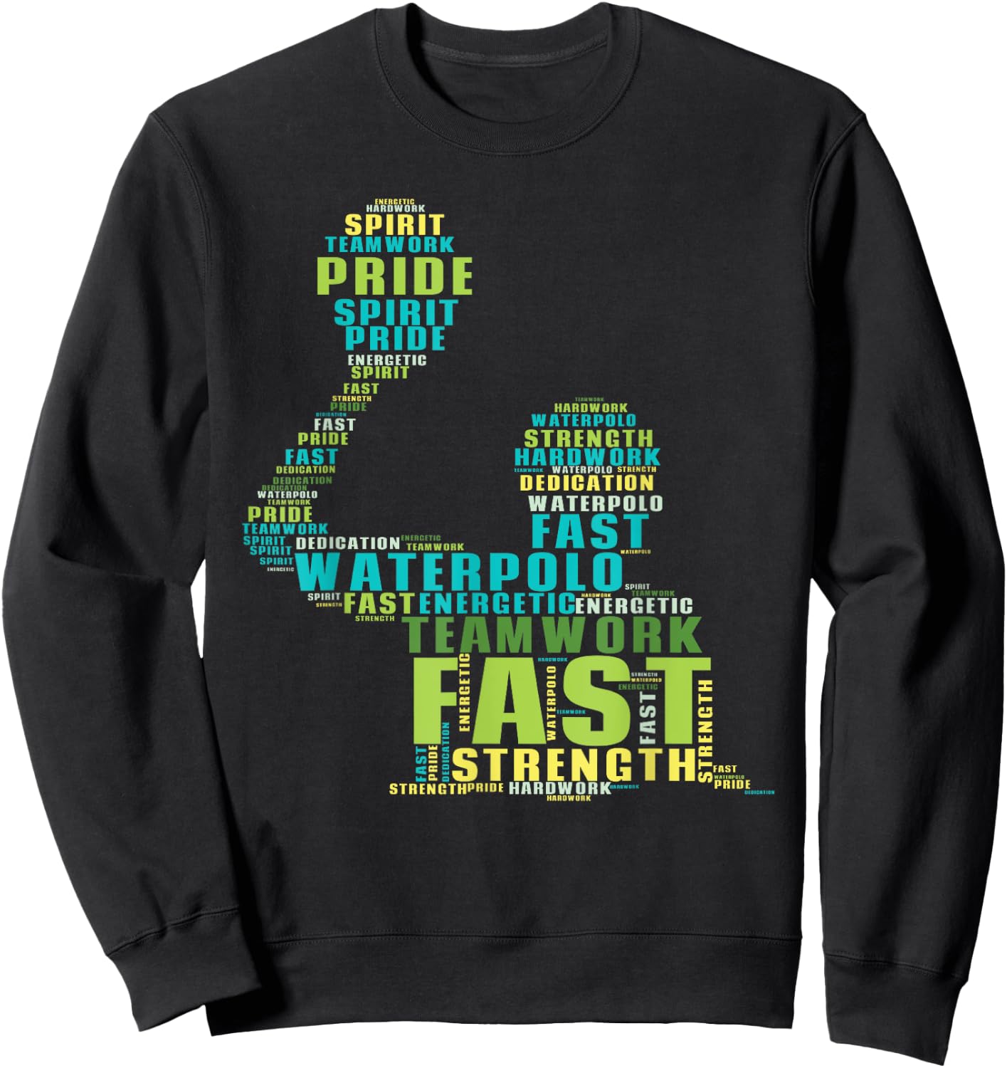 Water Polo Player Coach Sport Lover Athlete Swimmer Sweatshirt - Sweatshirt | Black
