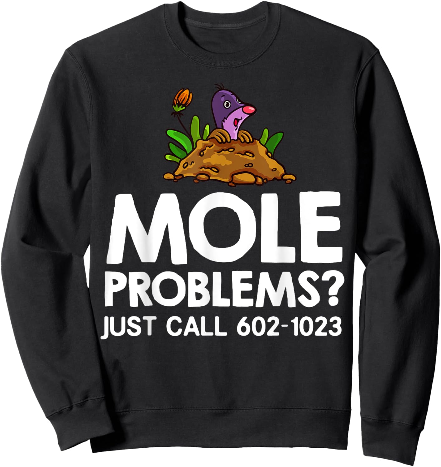 Mole Day Chemistry Gift Hunter Chemist Sweatshirt - Sweatshirt | Black
