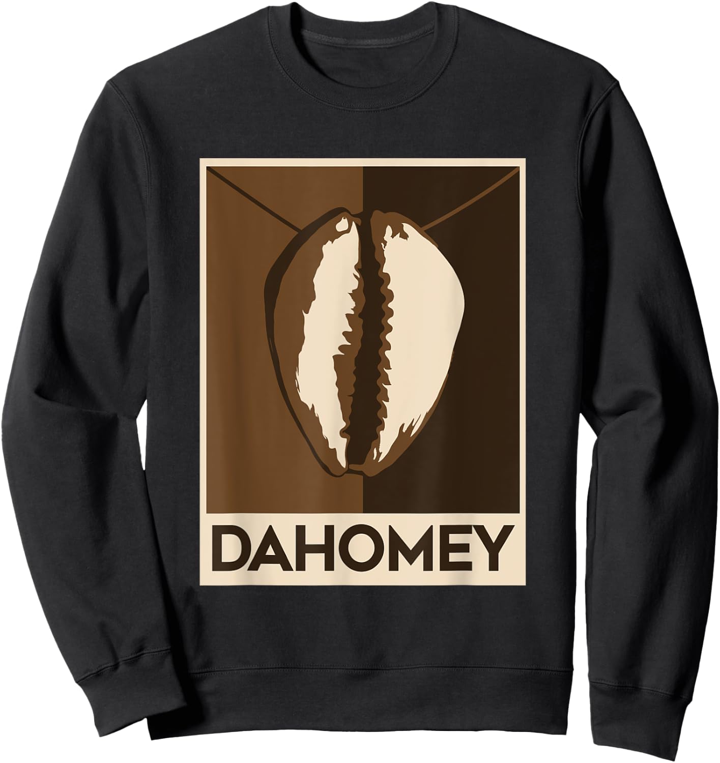 Dahomey kingdom Benin Voodoo Cowrie shell Sweatshirt - Sweatshirt | Black