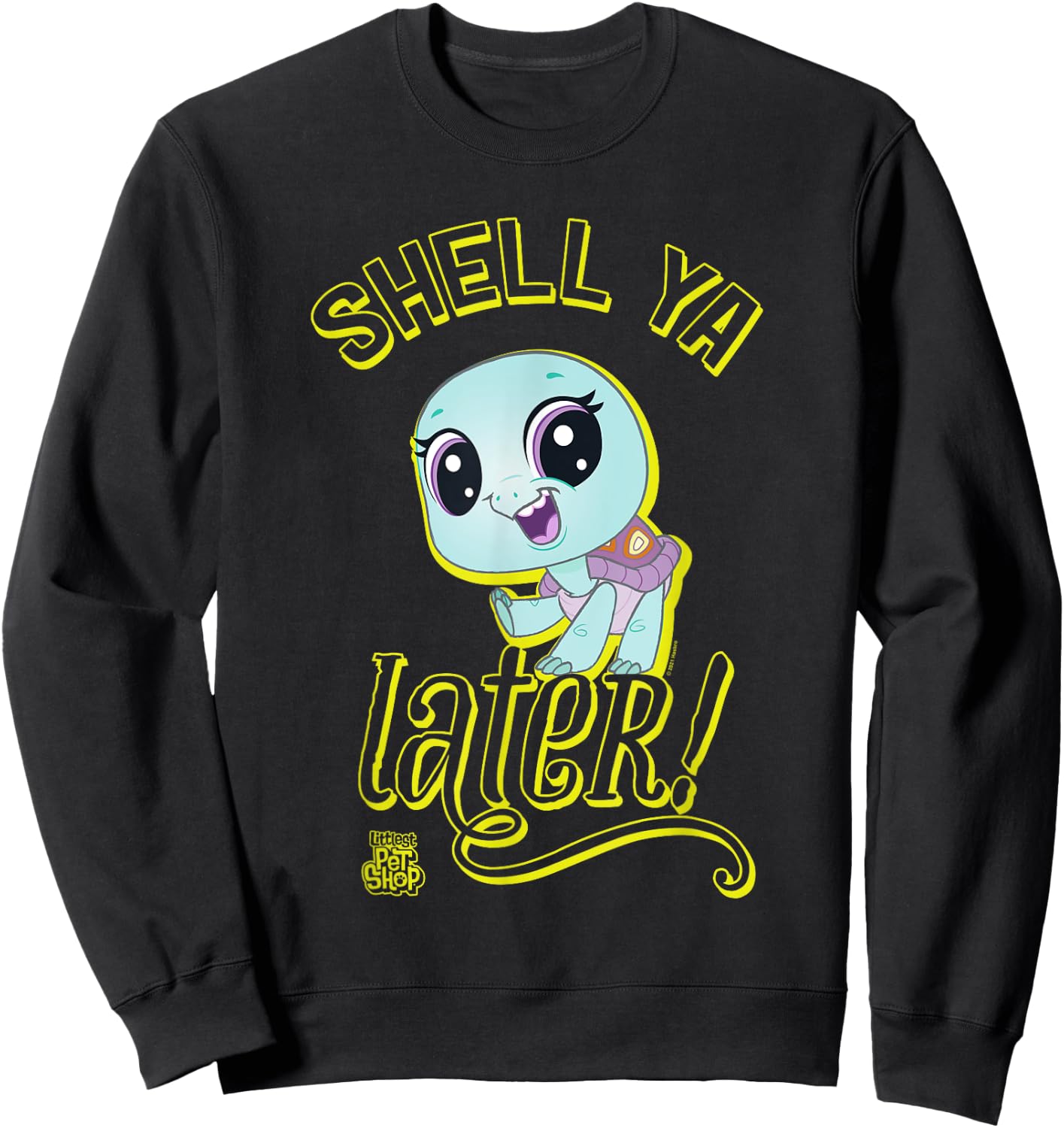 Littlest Pet Shop Shell Ya Later Turtle! Sweatshirt - Sweatshirt | Black