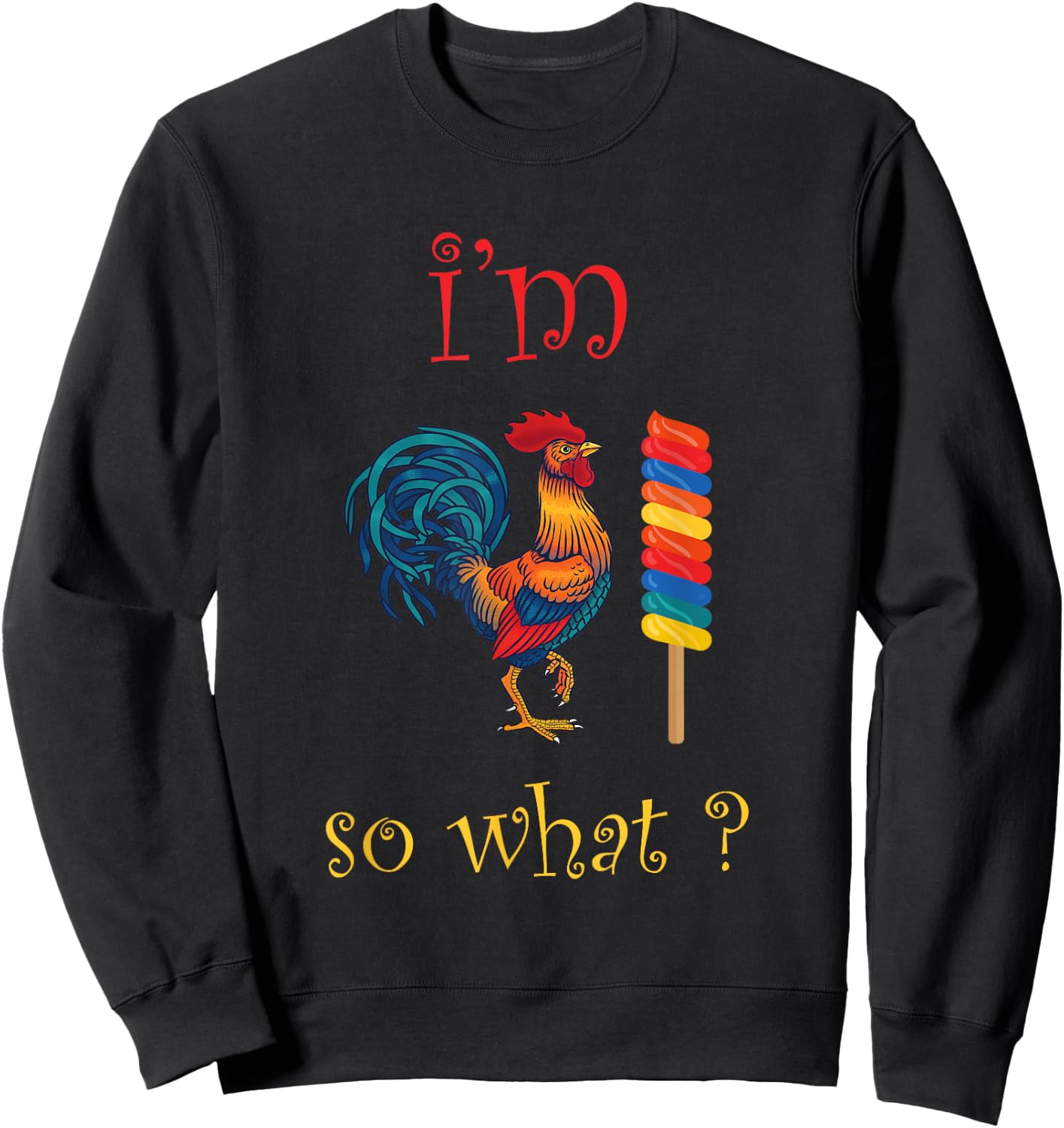 Dont be a Sucker Cock gift Sweatshirt - Sweatshirt | Black