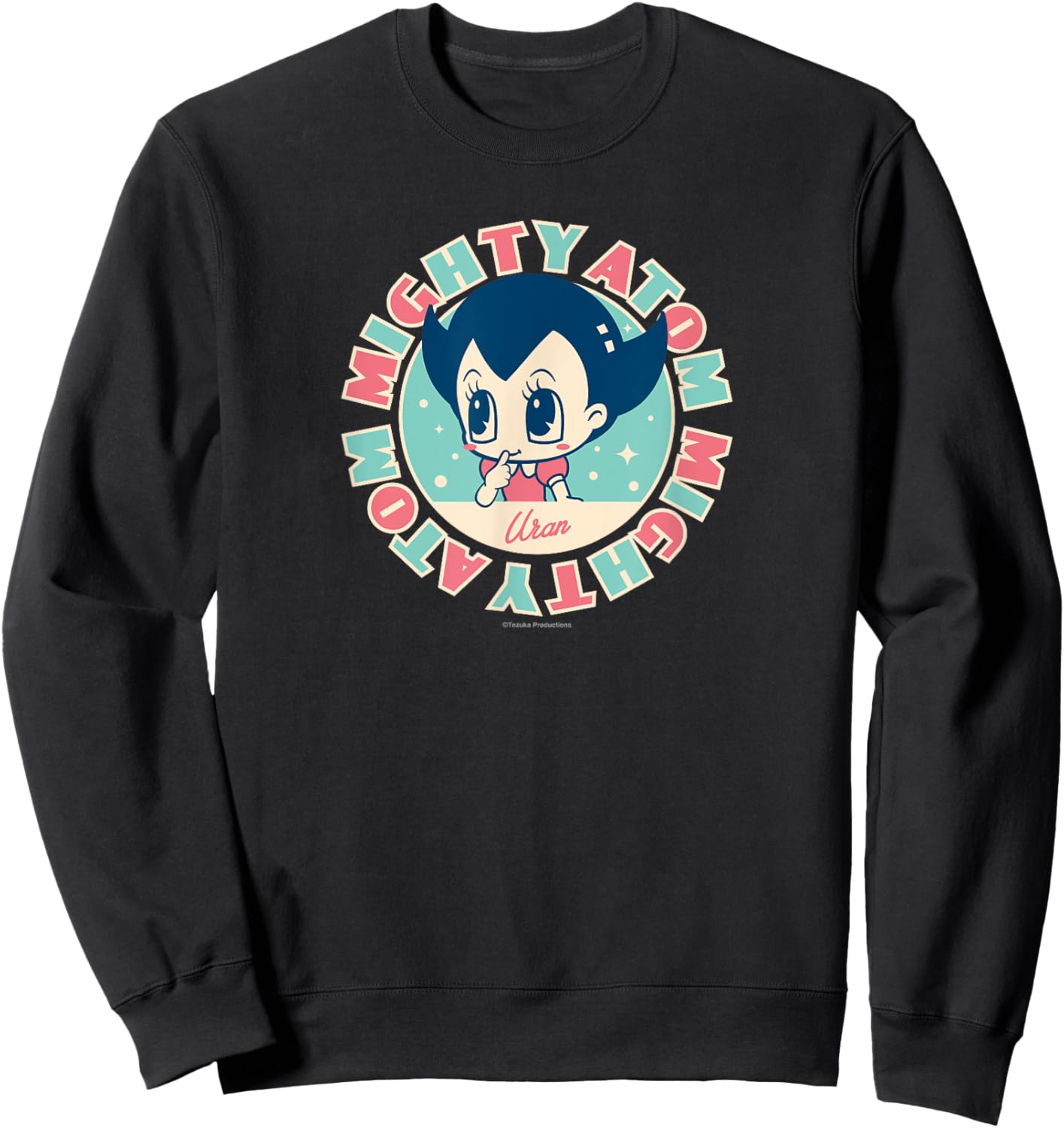 Astro Boy retro (Uran) (C)Tezuka Productions Sweatshirt - Sweatshirt | Black
