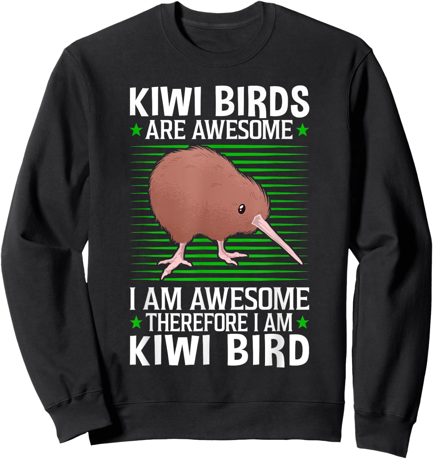 Kiwi Birds are awesome flightless Kiwi bird Sweatshirt - Sweatshirt | Black