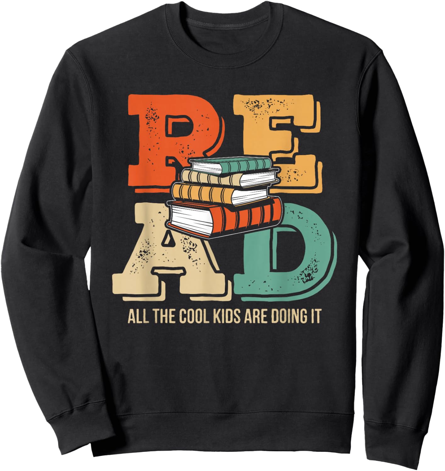 Read - All The Cool Kids Are Doing It - Reading Teacher Sweatshirt - Sweatshirt | Black