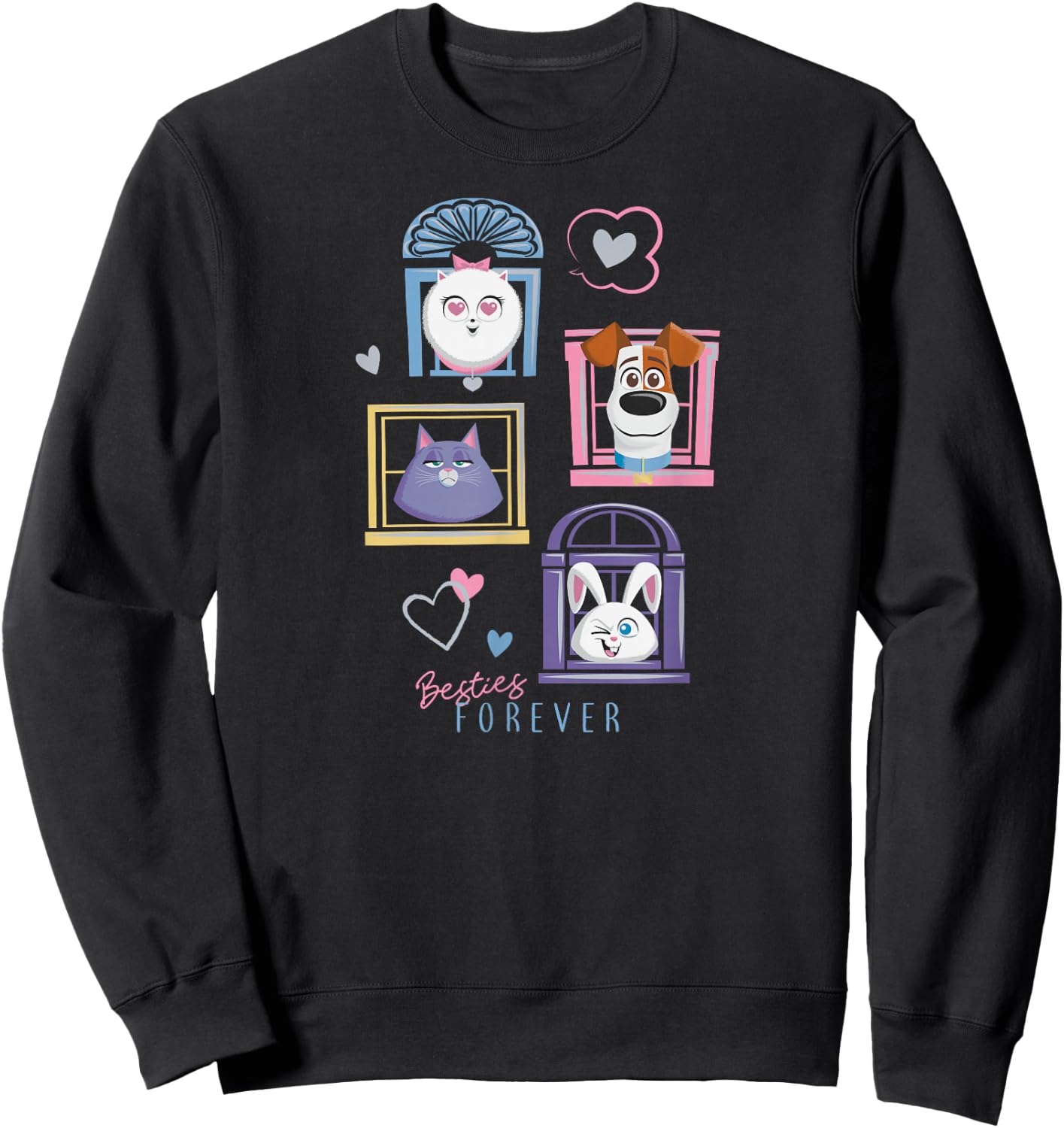 The Secret Life of Pets 2 Besties Forever Sweatshirt - Sweatshirt | Black