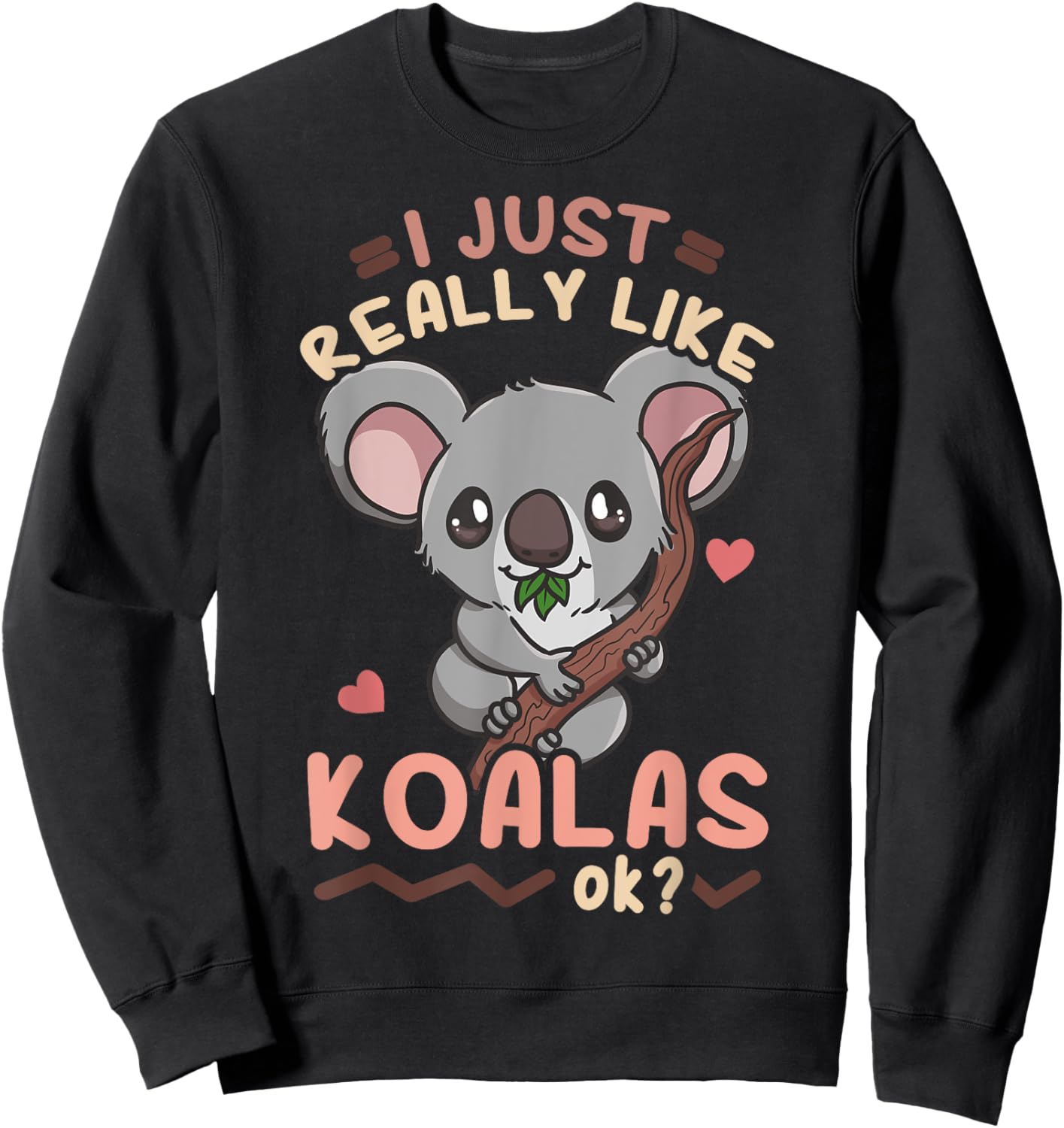Koalas Koala Bear Australian Sweatshirt - Sweatshirt | Black