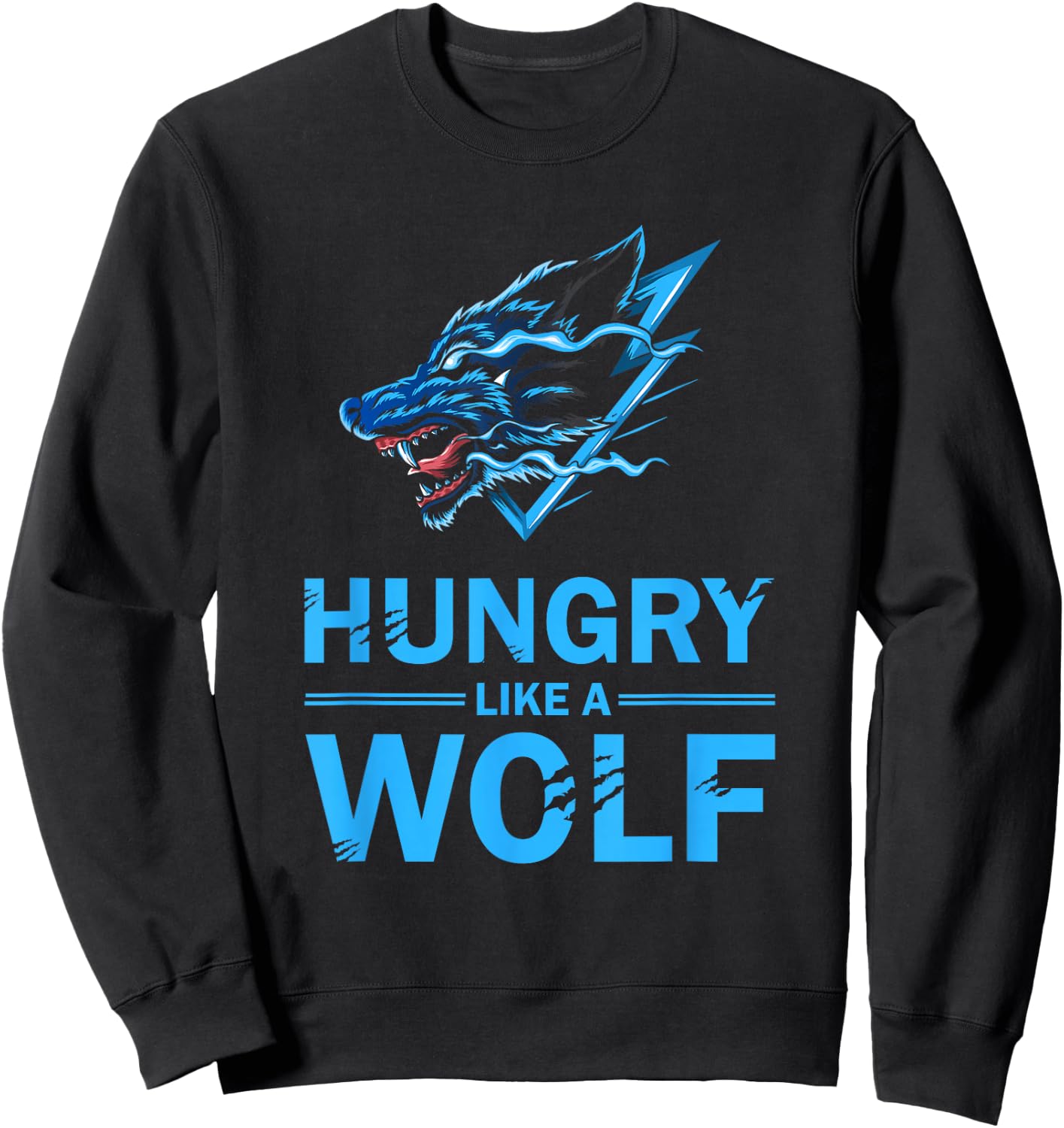 Wolf Predator - Wilderness Wolves Wolf Sweatshirt - Sweatshirt | Black
