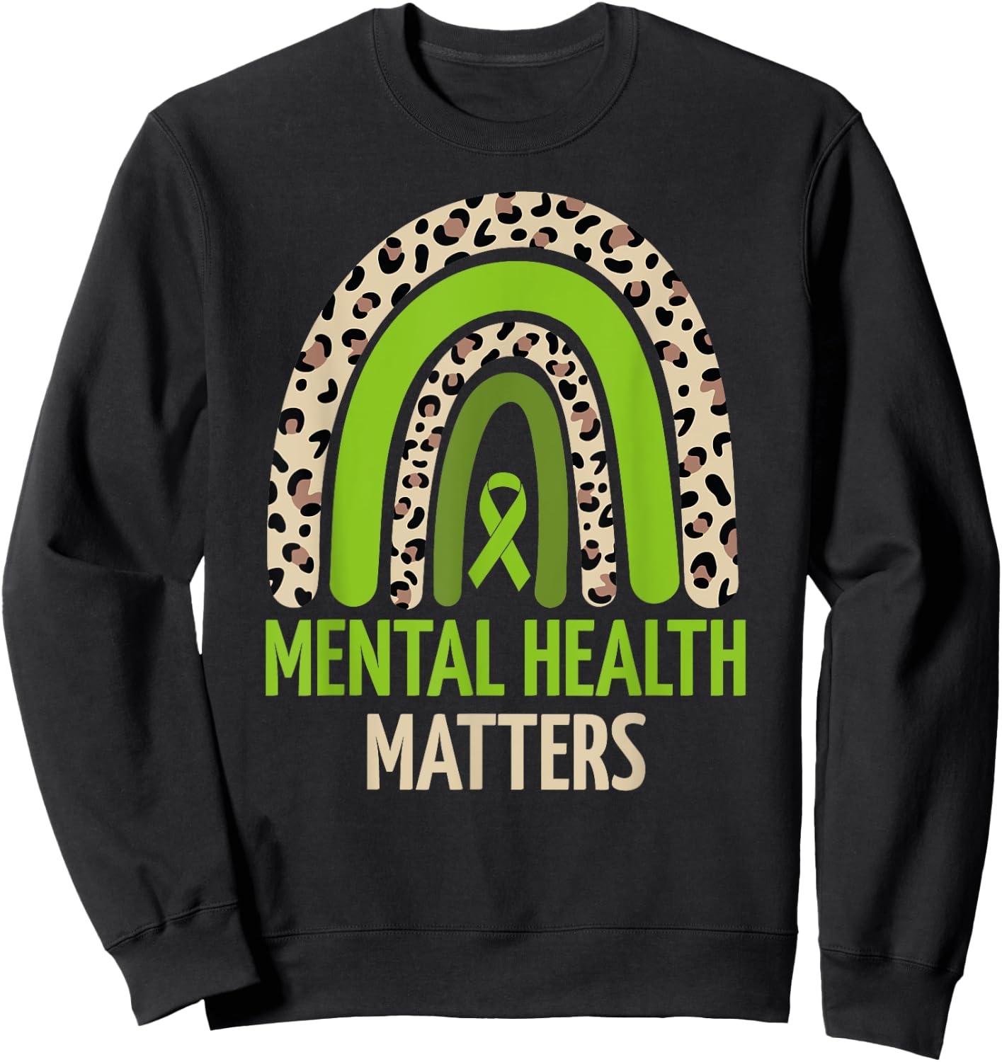 Mental Health Matters Men Women Kids Mental Health Awareness Sweatshirt - Sweatshirt | Black