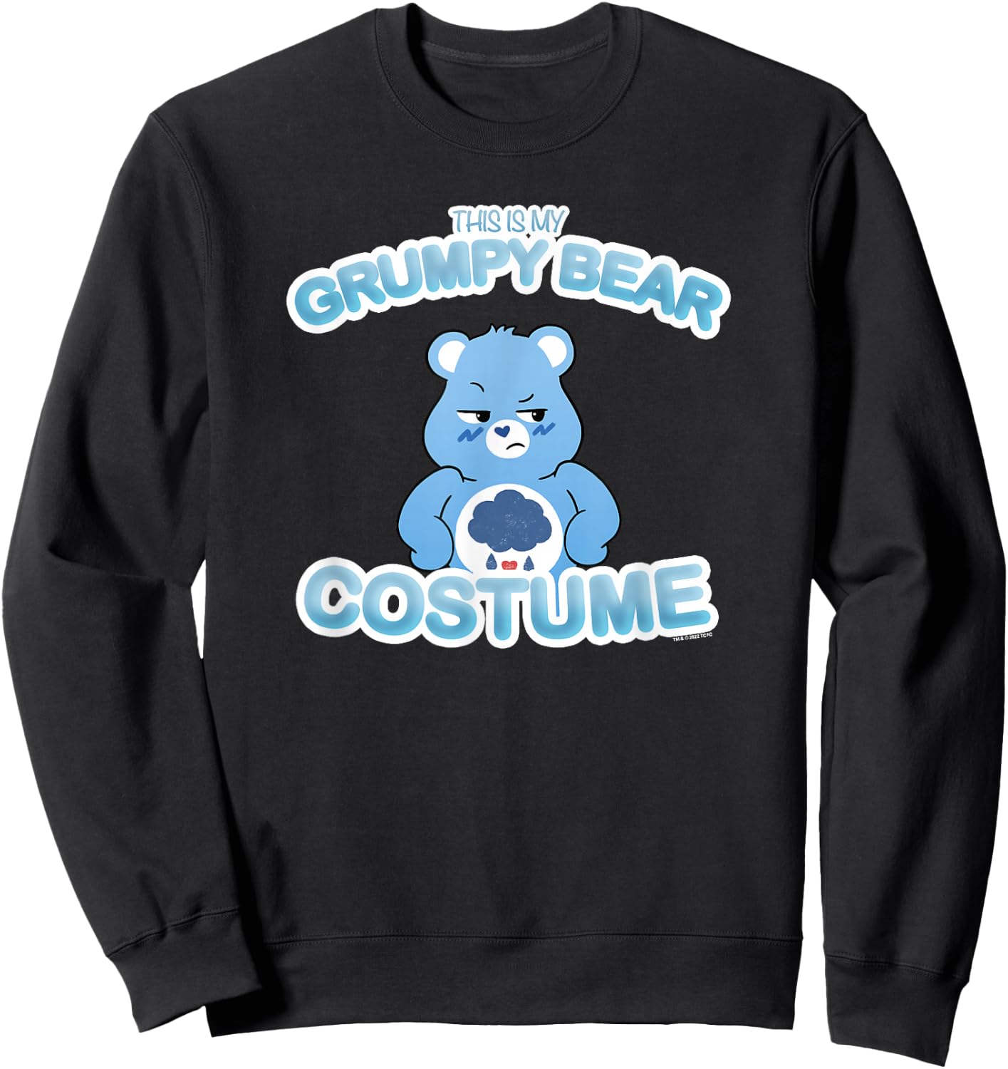Care Bears Halloween This is My Grumpy Bear Costume Sweatshirt - Sweatshirt | Black