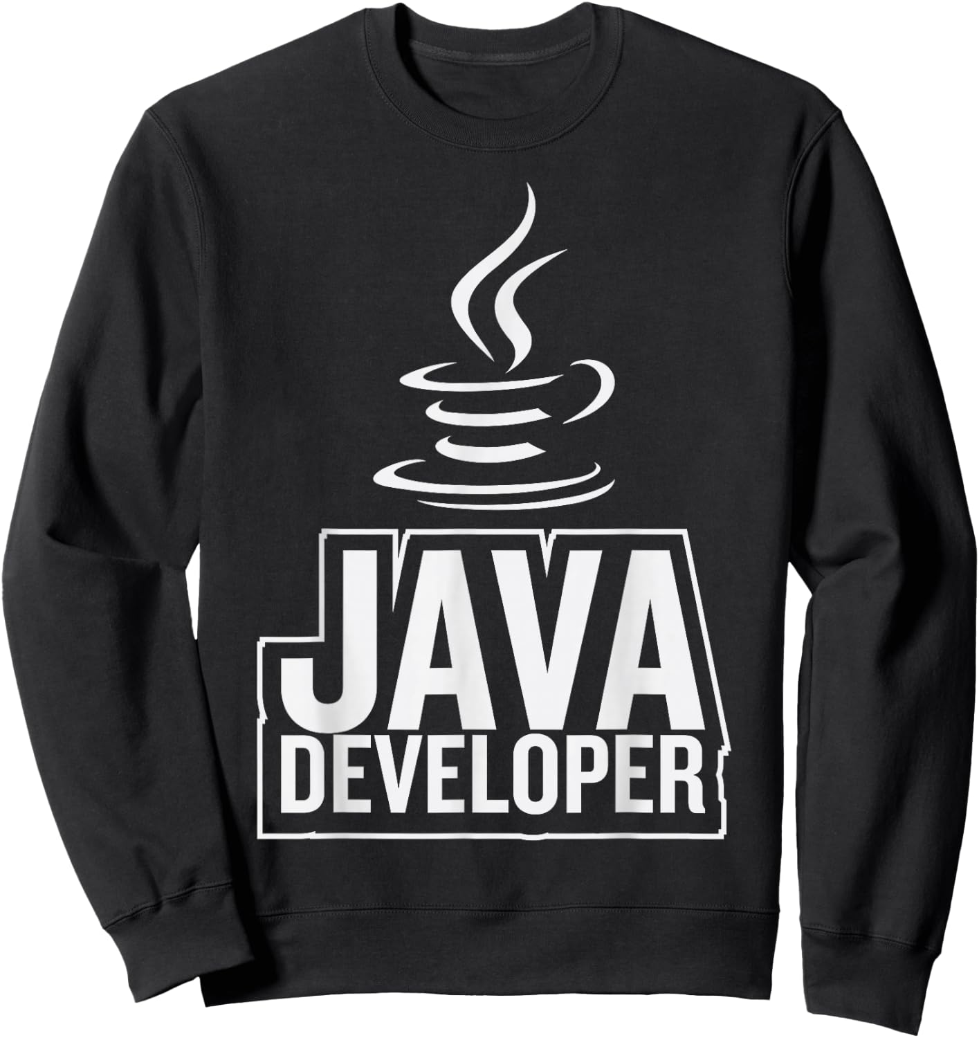 Coffee Code Java Developer Programmer Sweatshirt - Sweatshirt | Black
