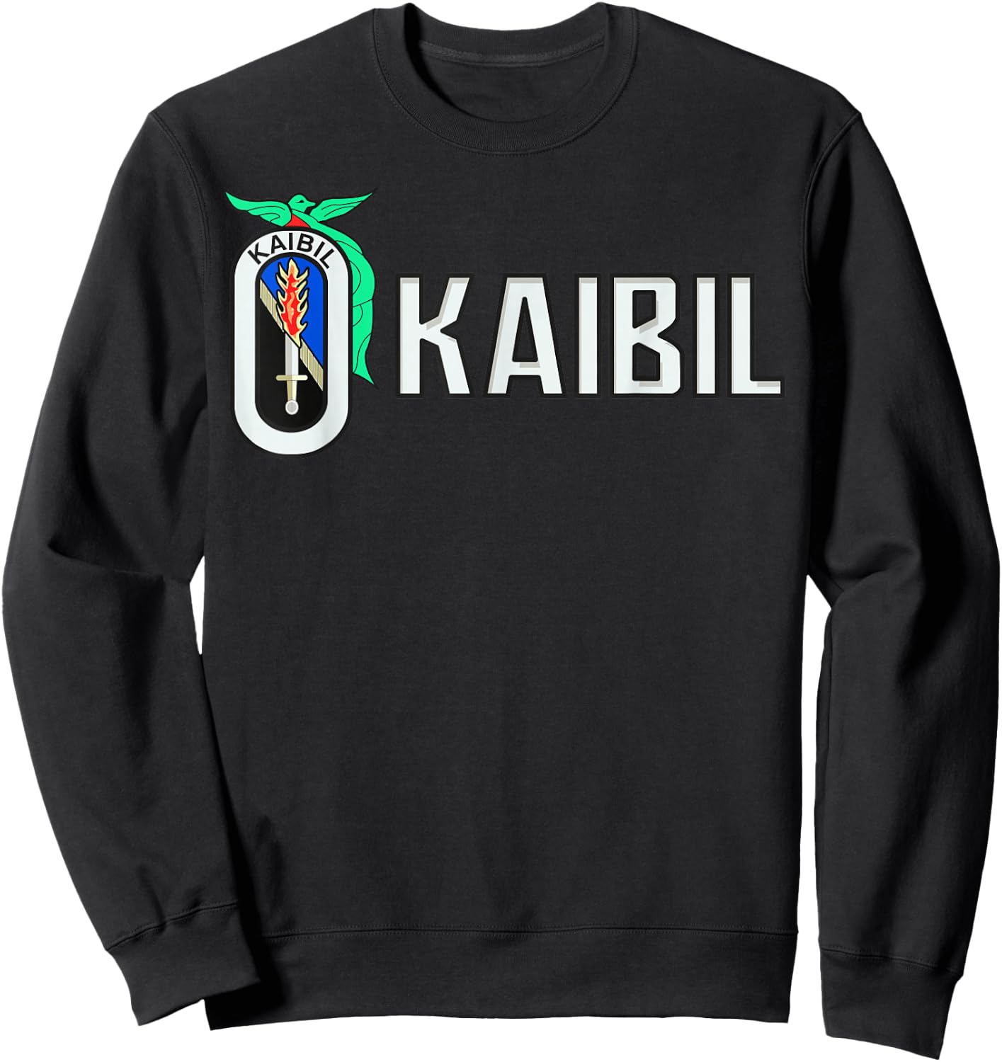 Kaibil Kaibiles Army Guatemalan Special Force Patriot Sweatshirt - Sweatshirt | Black