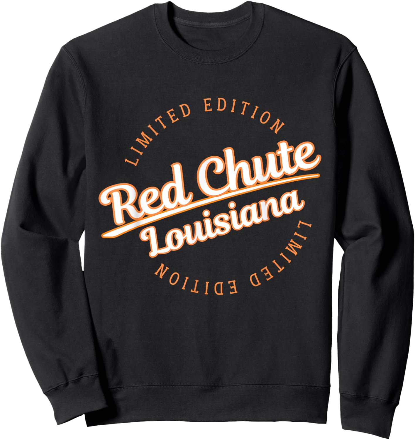 Retro Athletic Red Chute LA Apparel Sweatshirt - Sweatshirt | Black