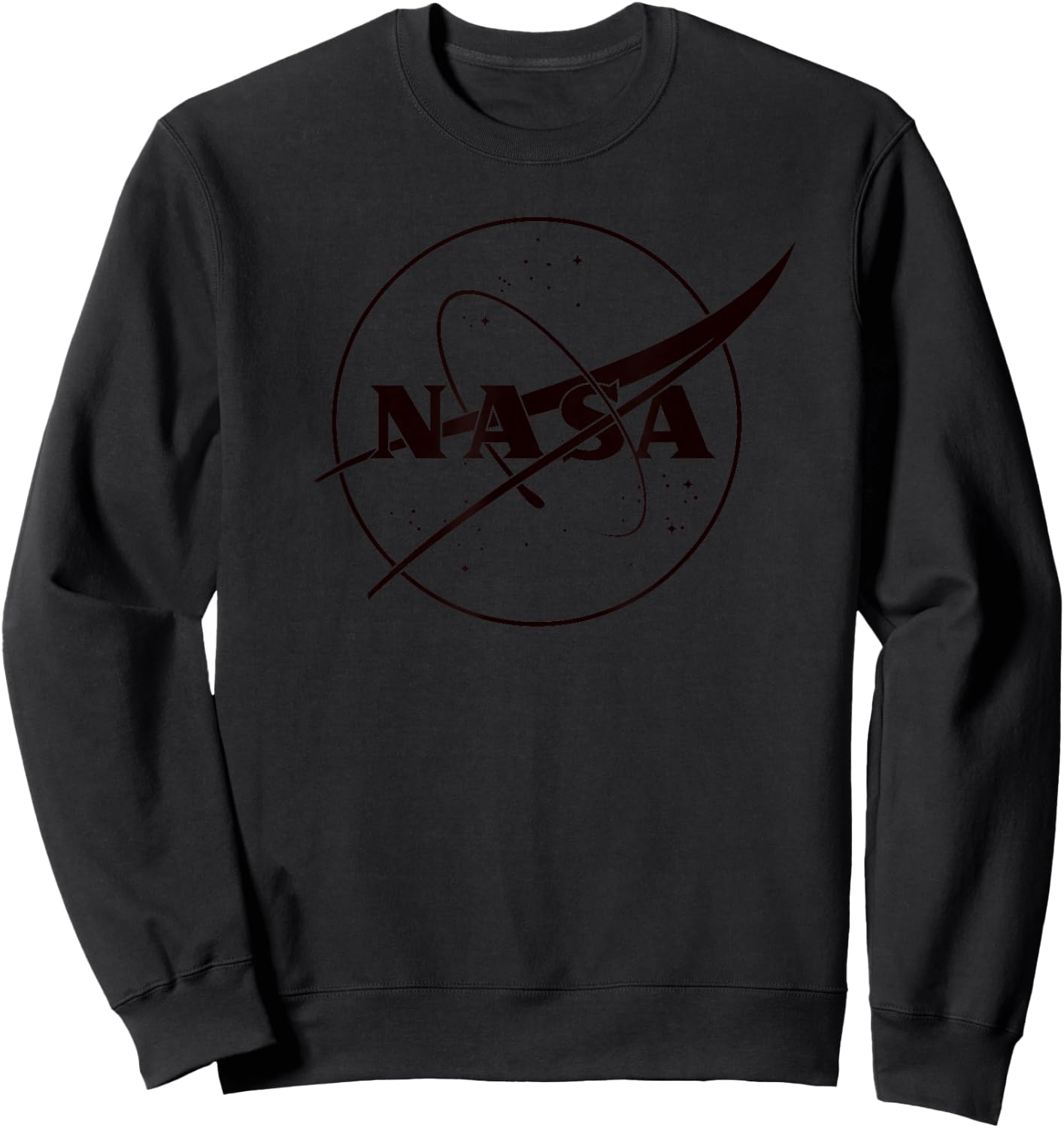 NASA Meatball Insignia - Symbol of NASA Sweatshirt - Sweatshirt | Black