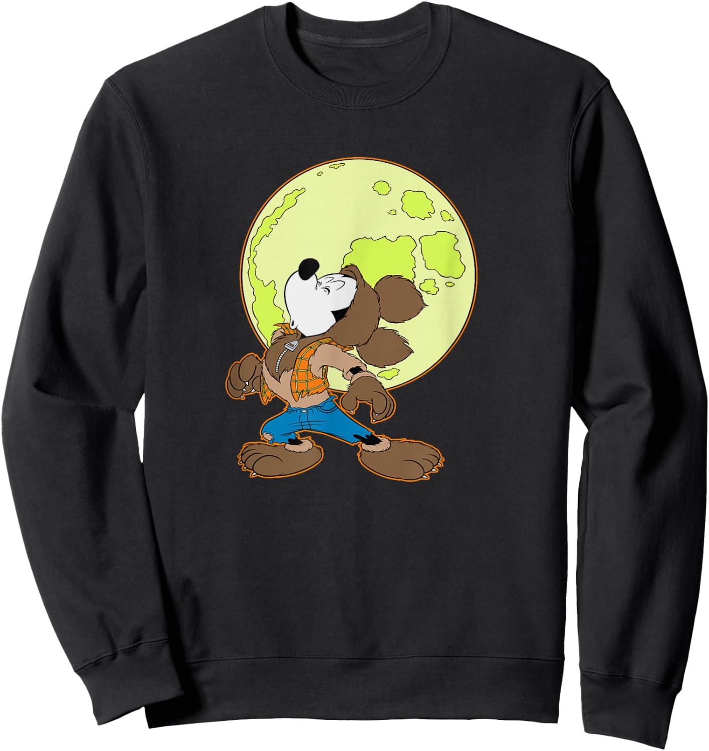 Disney - Halloween Mickey the Wolfman Sweatshirt - Sweatshirt | Black
