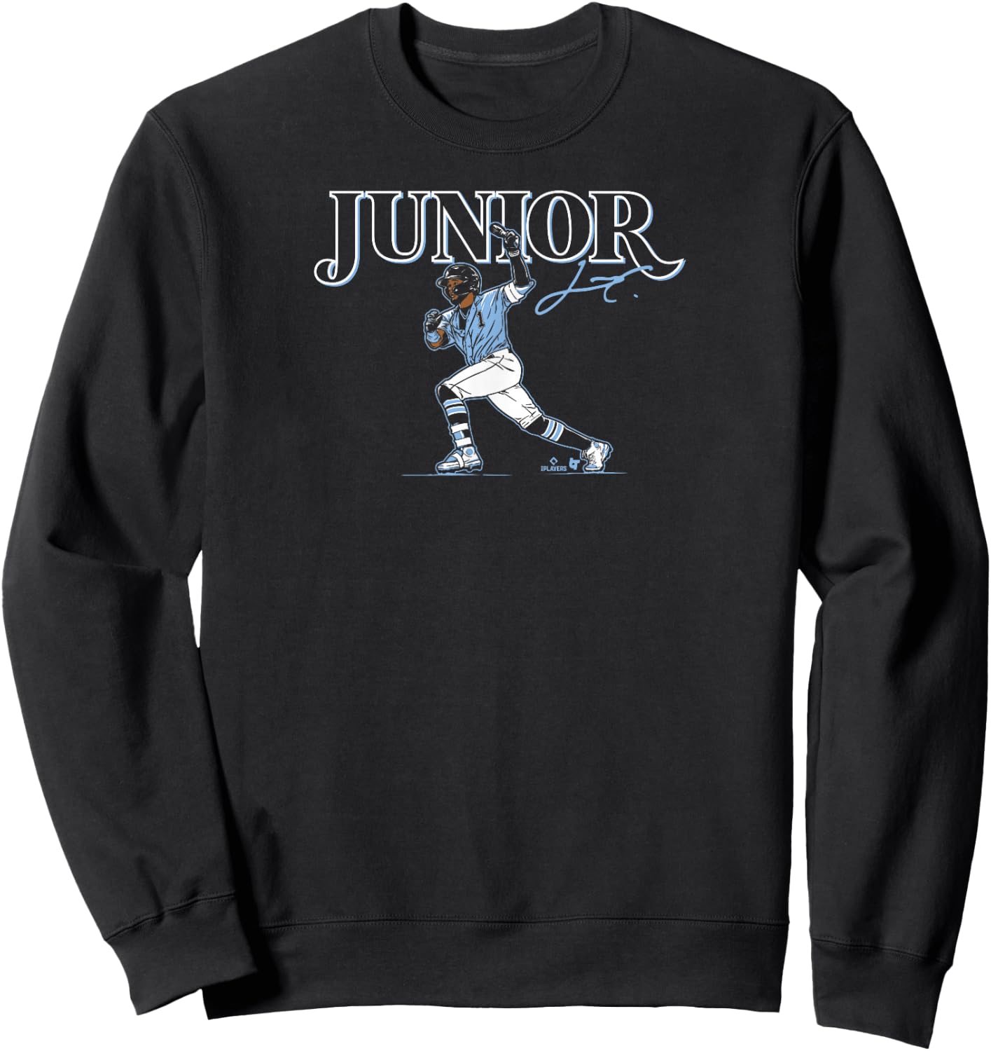 Junior Caminero - Swing - Tampa Bay Baseball Sweatshirt - Sweatshirt | Black