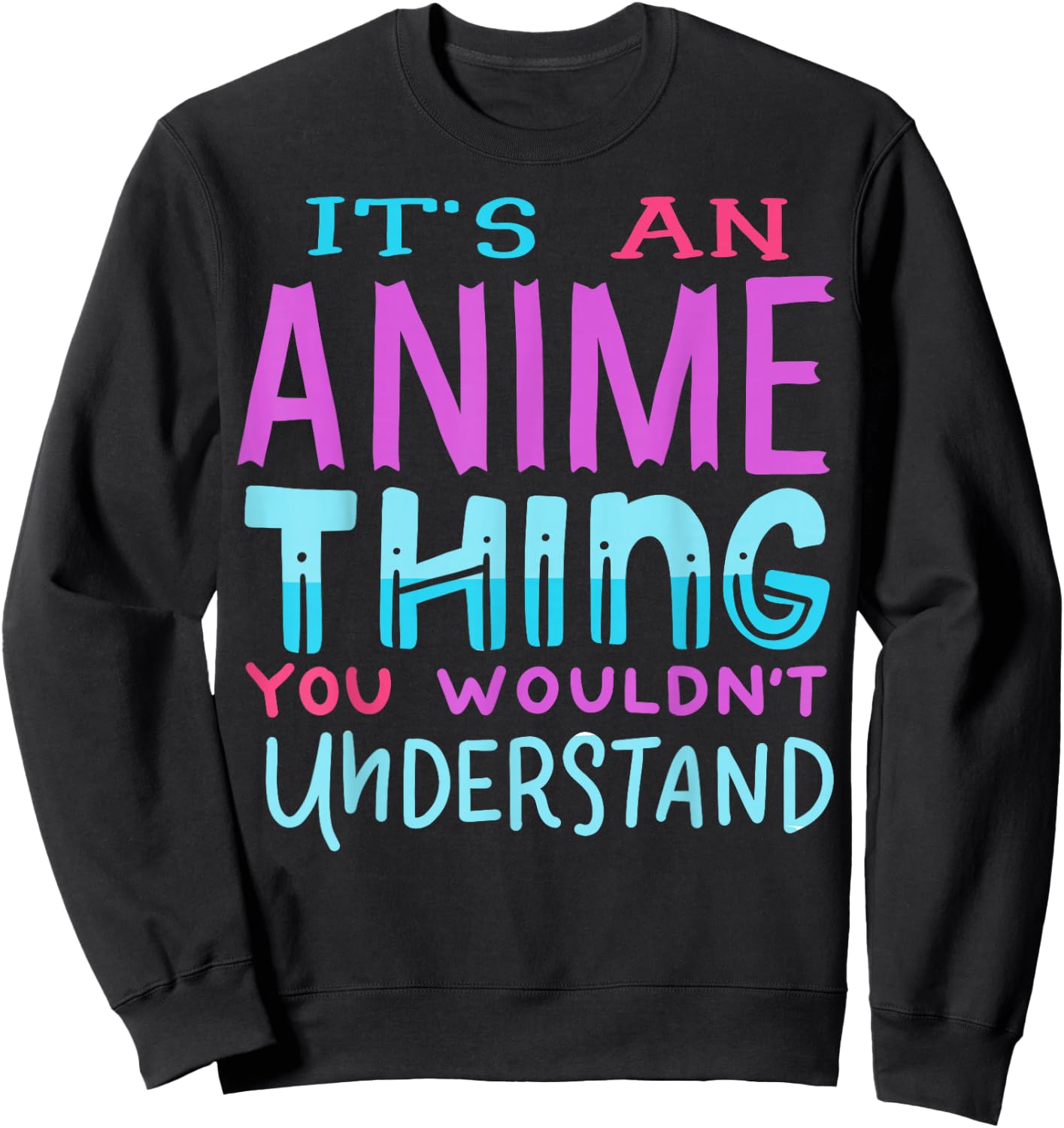 Anime Gift Sweatshirt - Sweatshirt | Black