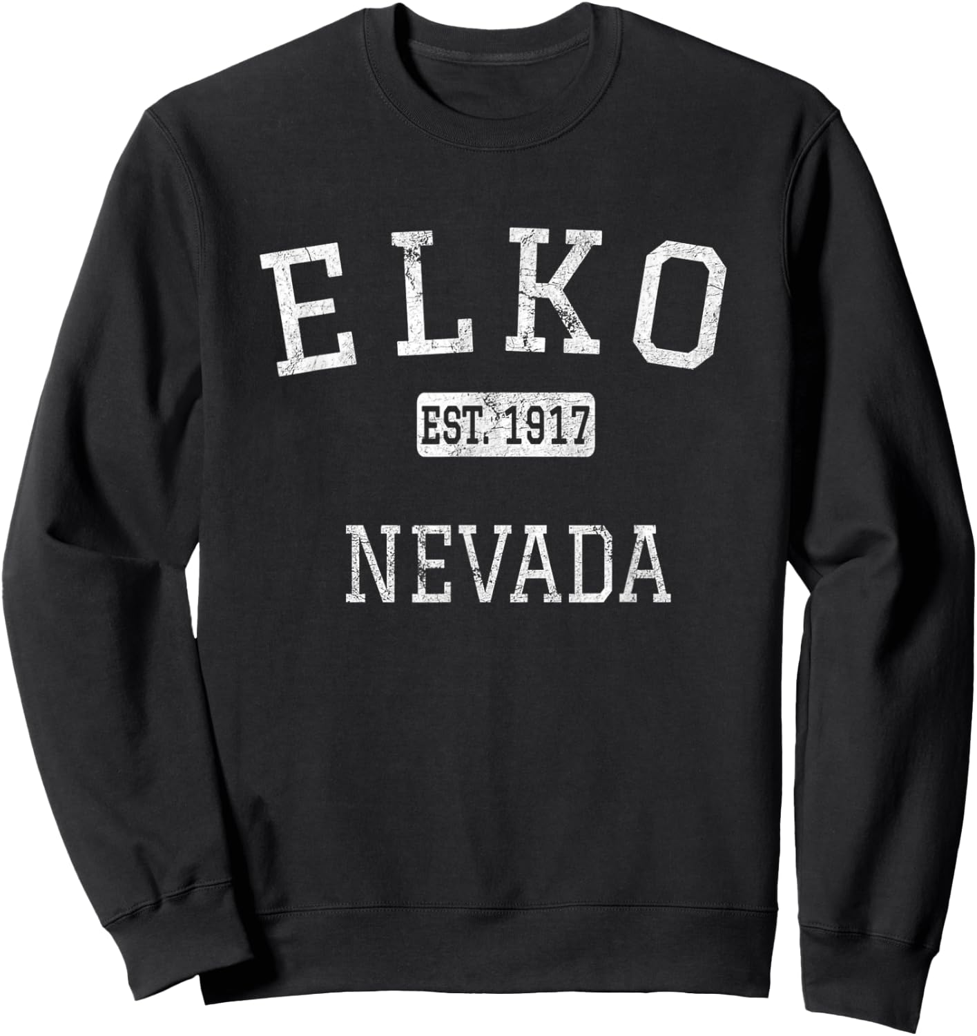Elko Nevada NV Vintage Sweatshirt - Sweatshirt | Black