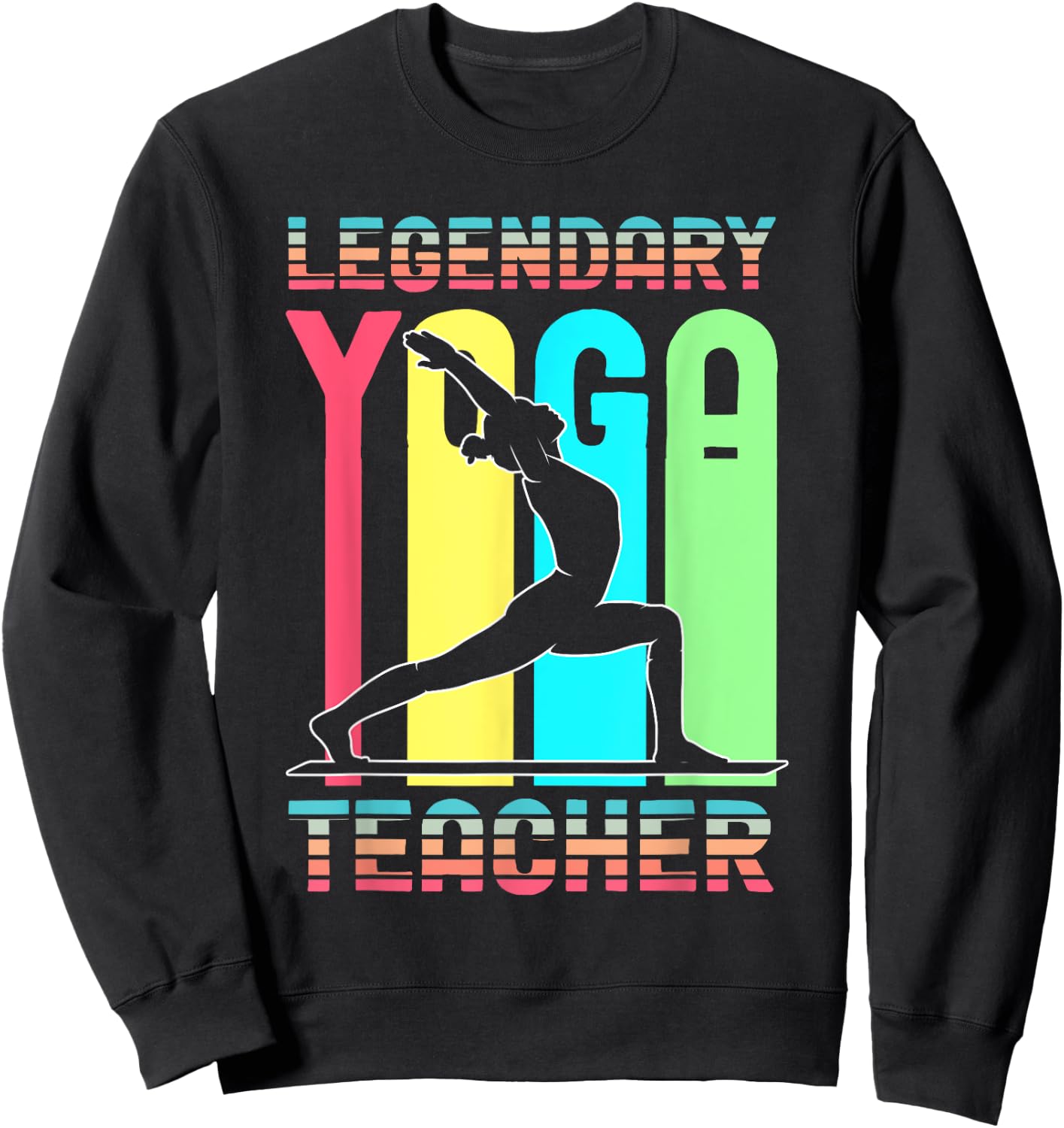 Legendary Yoga Teacher Instructor Coach Meditation Asana Zen Sweatshirt - Sweatshirt | Black