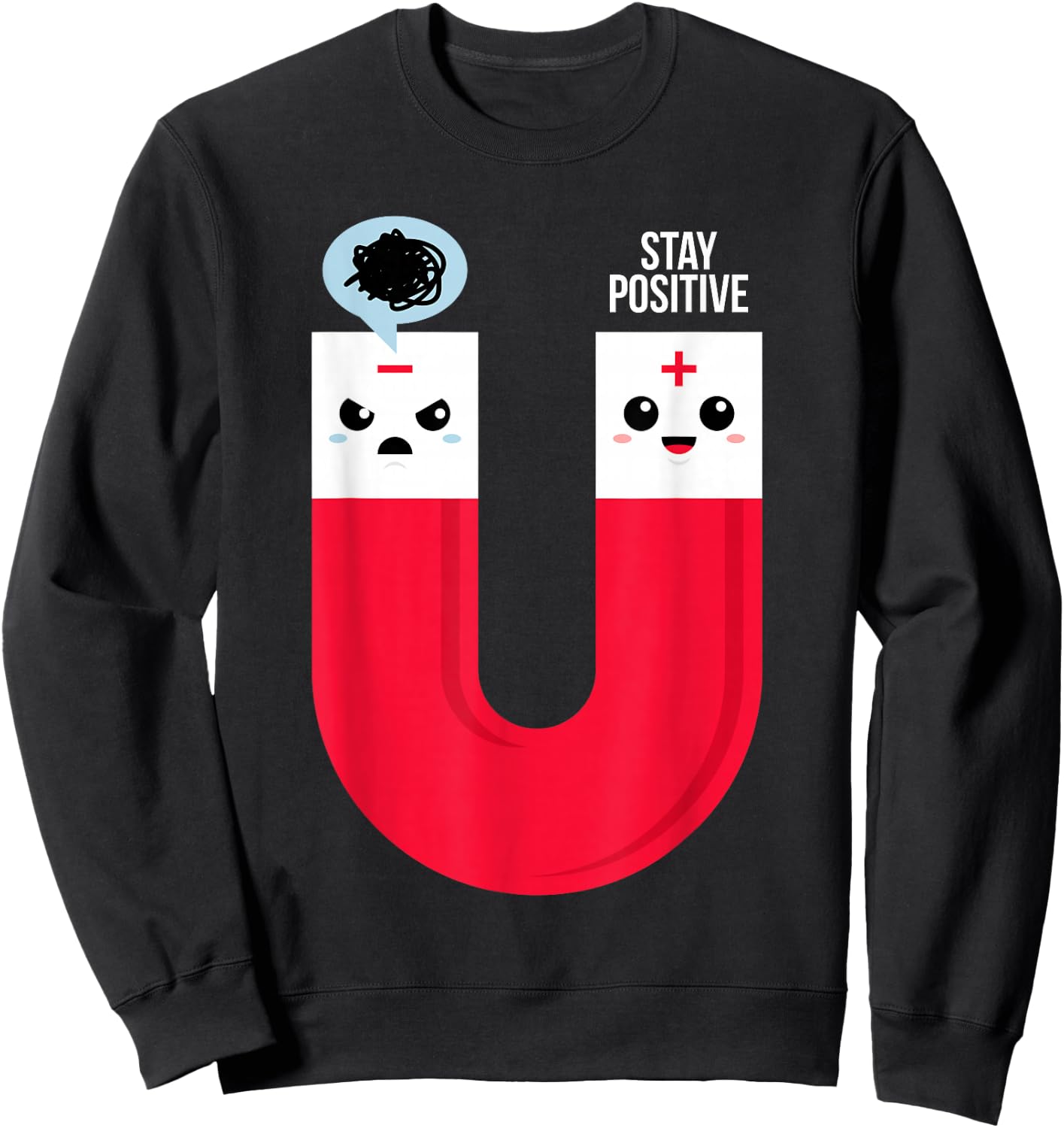 Funny Magnet Science Pun For Geeks Science Teachers Sweatshirt - Sweatshirt | Black