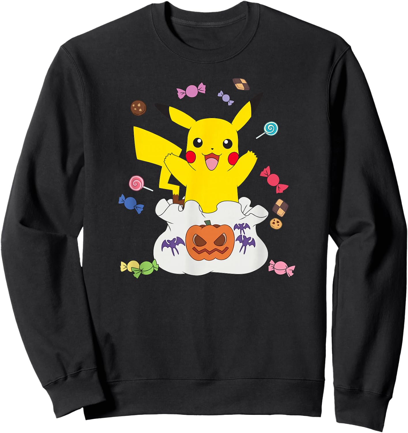 Pokémon - Halloween Gotta Eat Em All Sweatshirt - Sweatshirt | Black