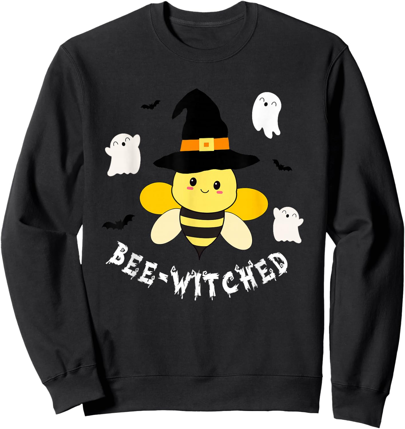 Cute beekeeper halloween costume funny bee pun bee-witched Sweatshirt - Sweatshirt | Black
