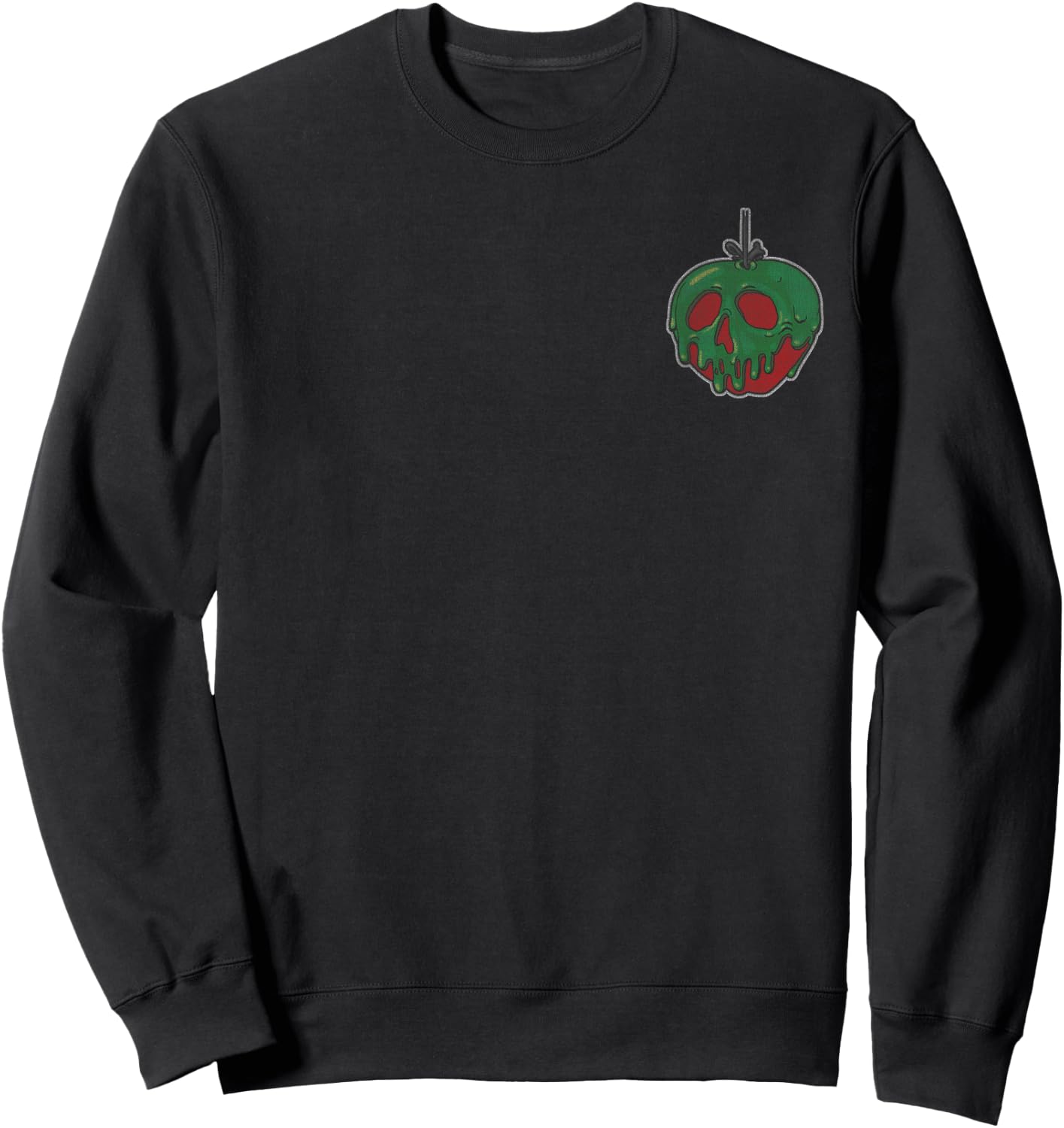 Disney Snow White Evil Queen Apple Pocket Front and Back Sweatshirt - Sweatshirt | Black