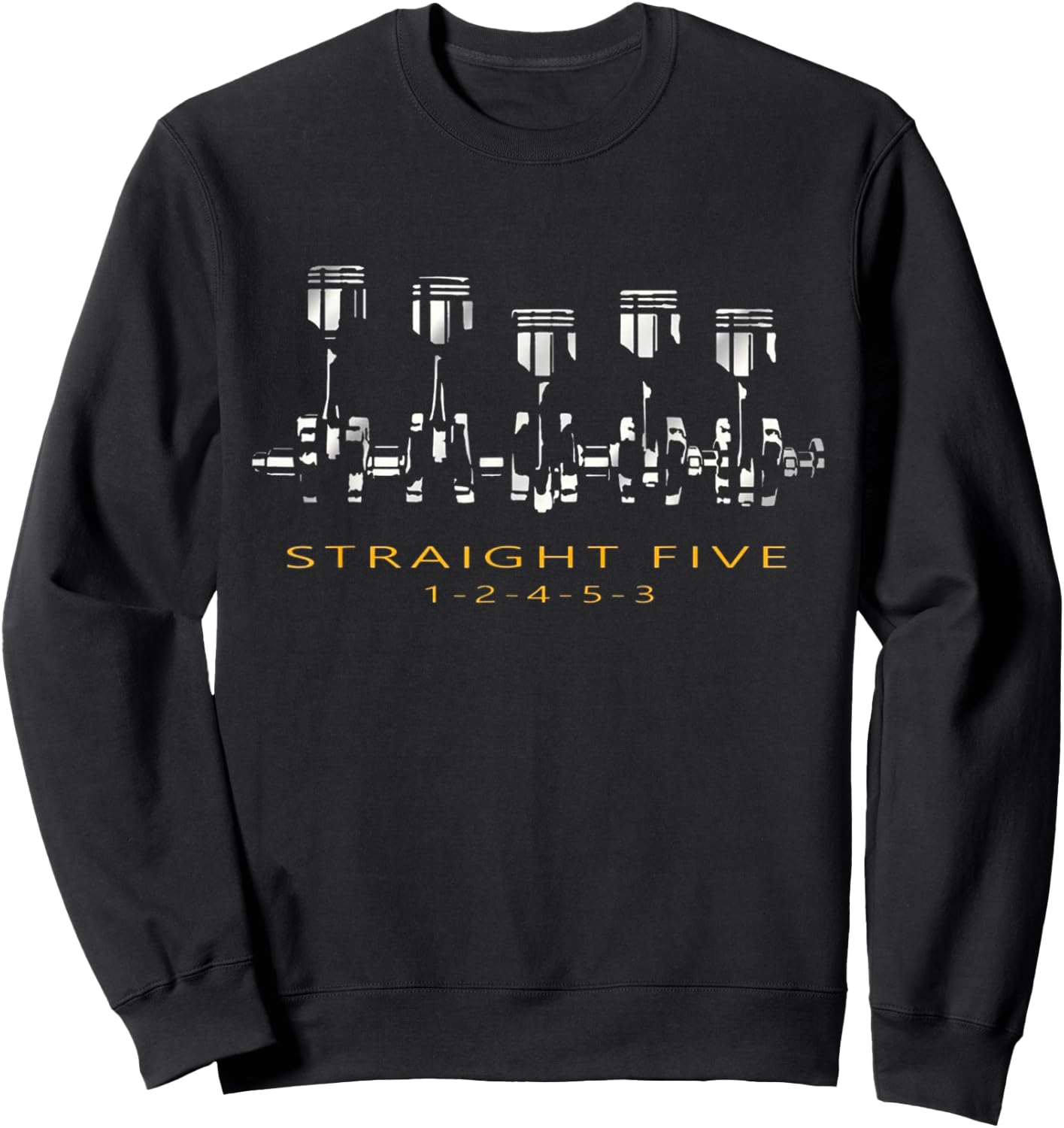 5 Cylinder Engine Lover - Turbo V70R Enthusias Sweatshirt - Sweatshirt | Black